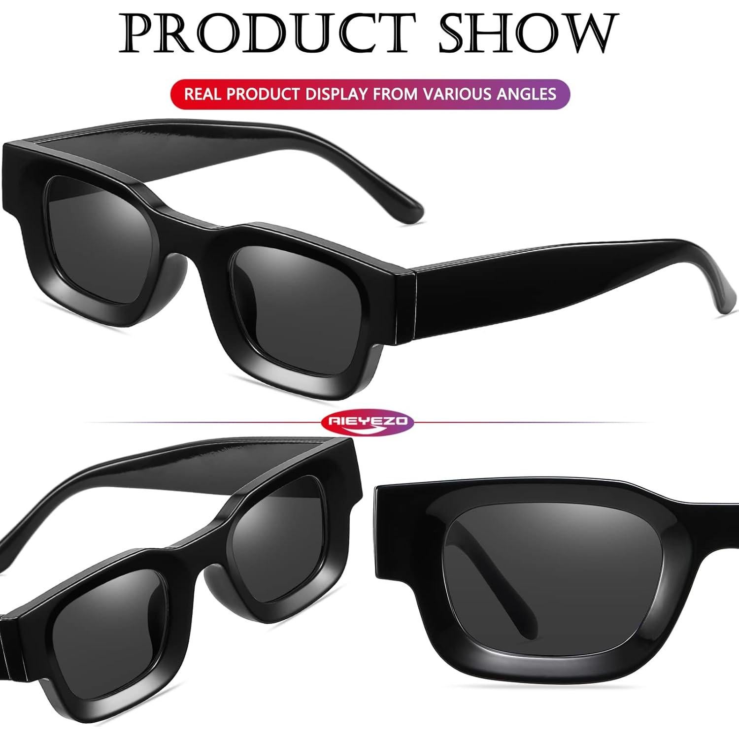 Gafas de Sol Polarizadas AIEYEZO Rectangulares Unisex