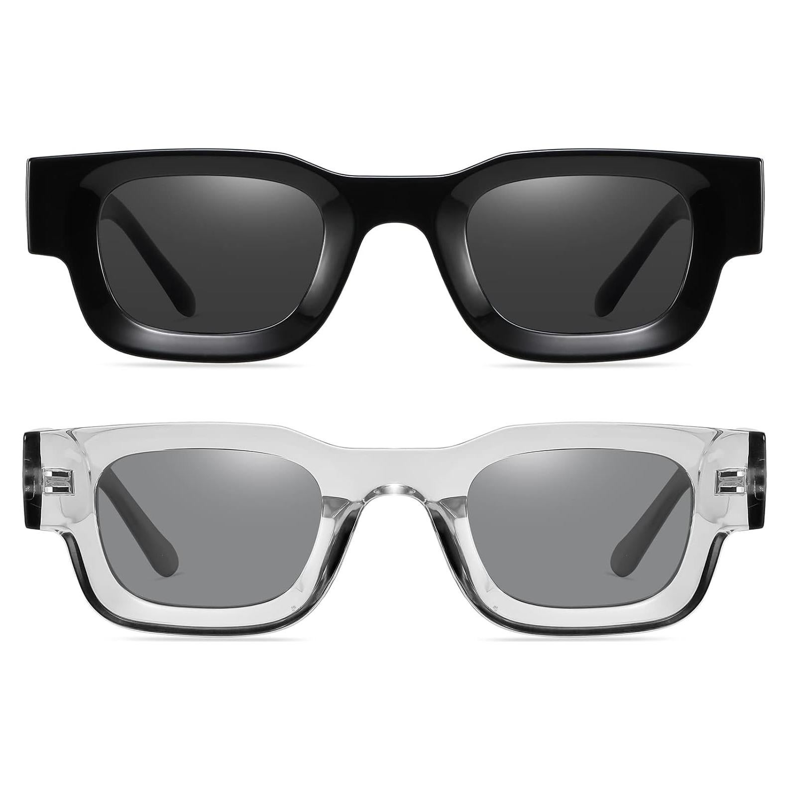 AIEYEZO Gafas de Sol Rectangulares Polarizadas Unisex