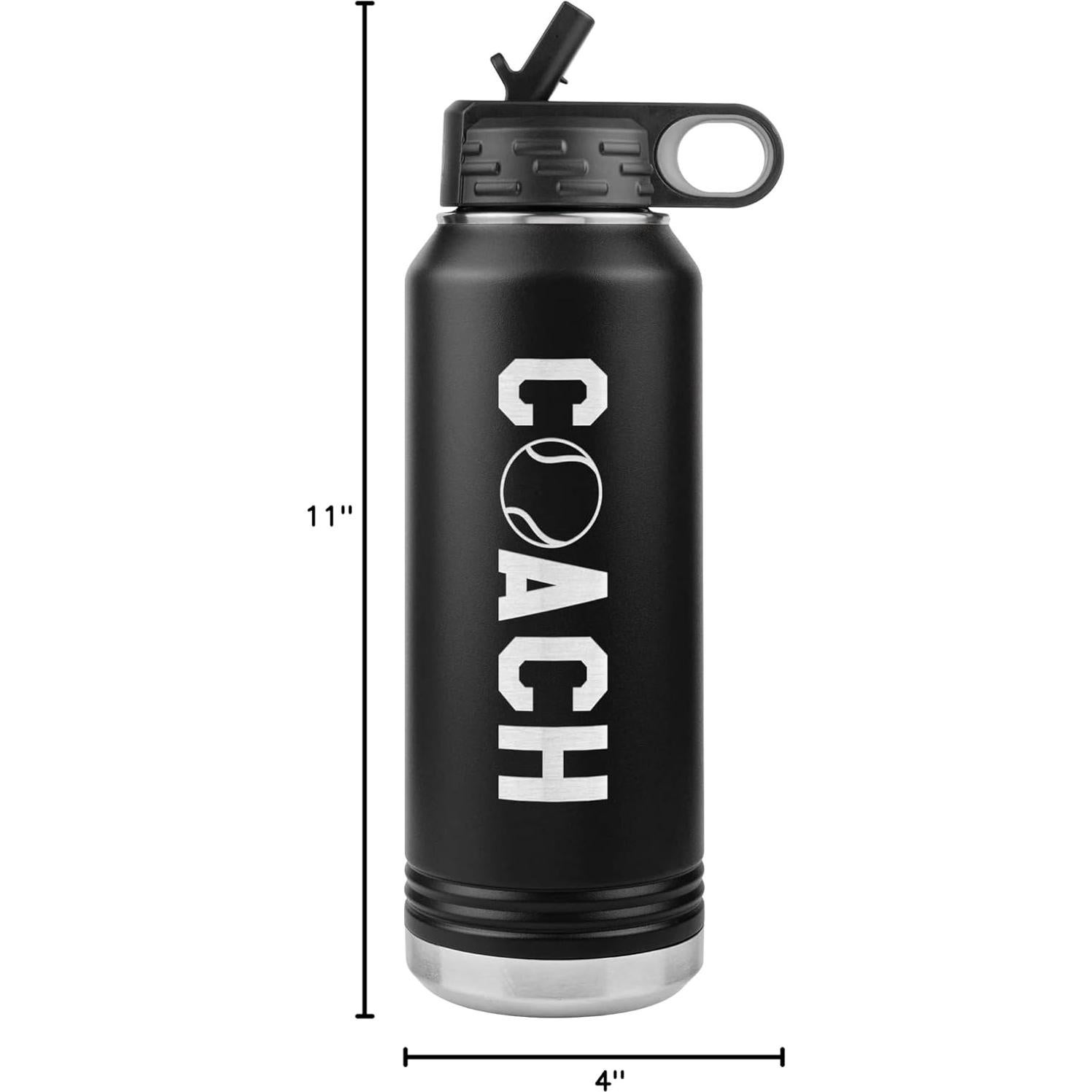 Botella de Agua JFWcreations 0.95L Acero Inoxidable Aislada