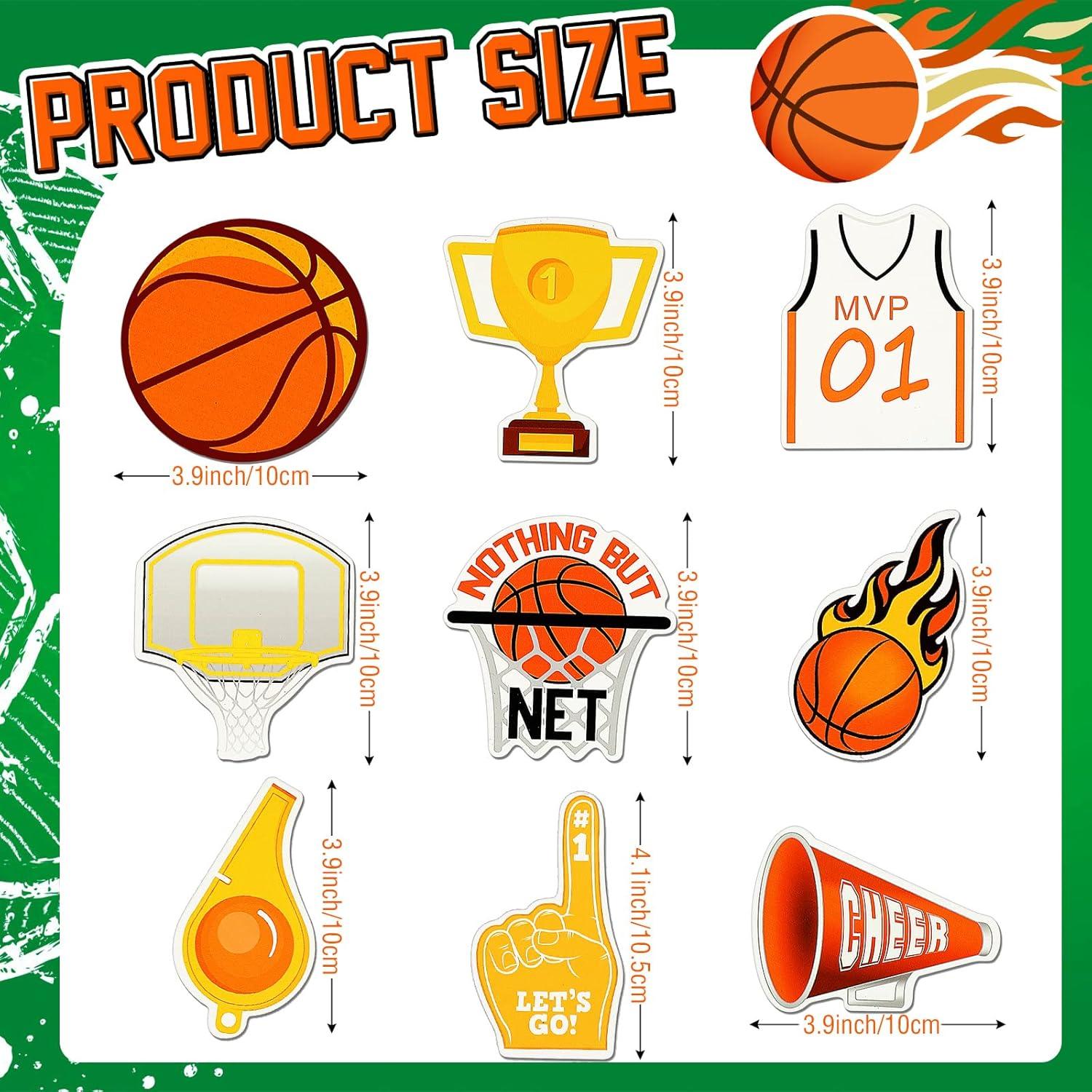Imanes Decorativos de Baloncesto Sumind - 16 Piezas
