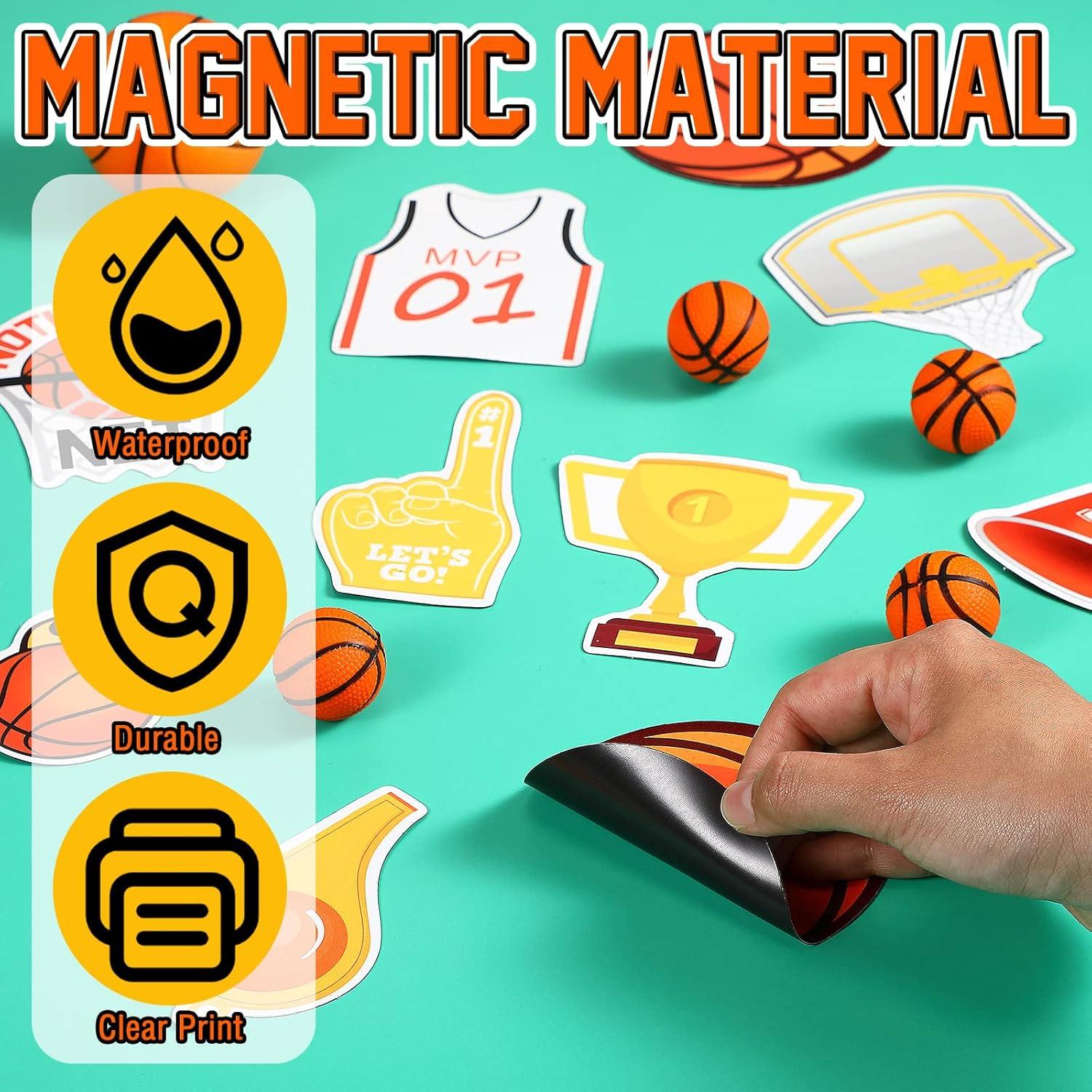 Imanes Decorativos de Baloncesto Sumind - 16 Piezas