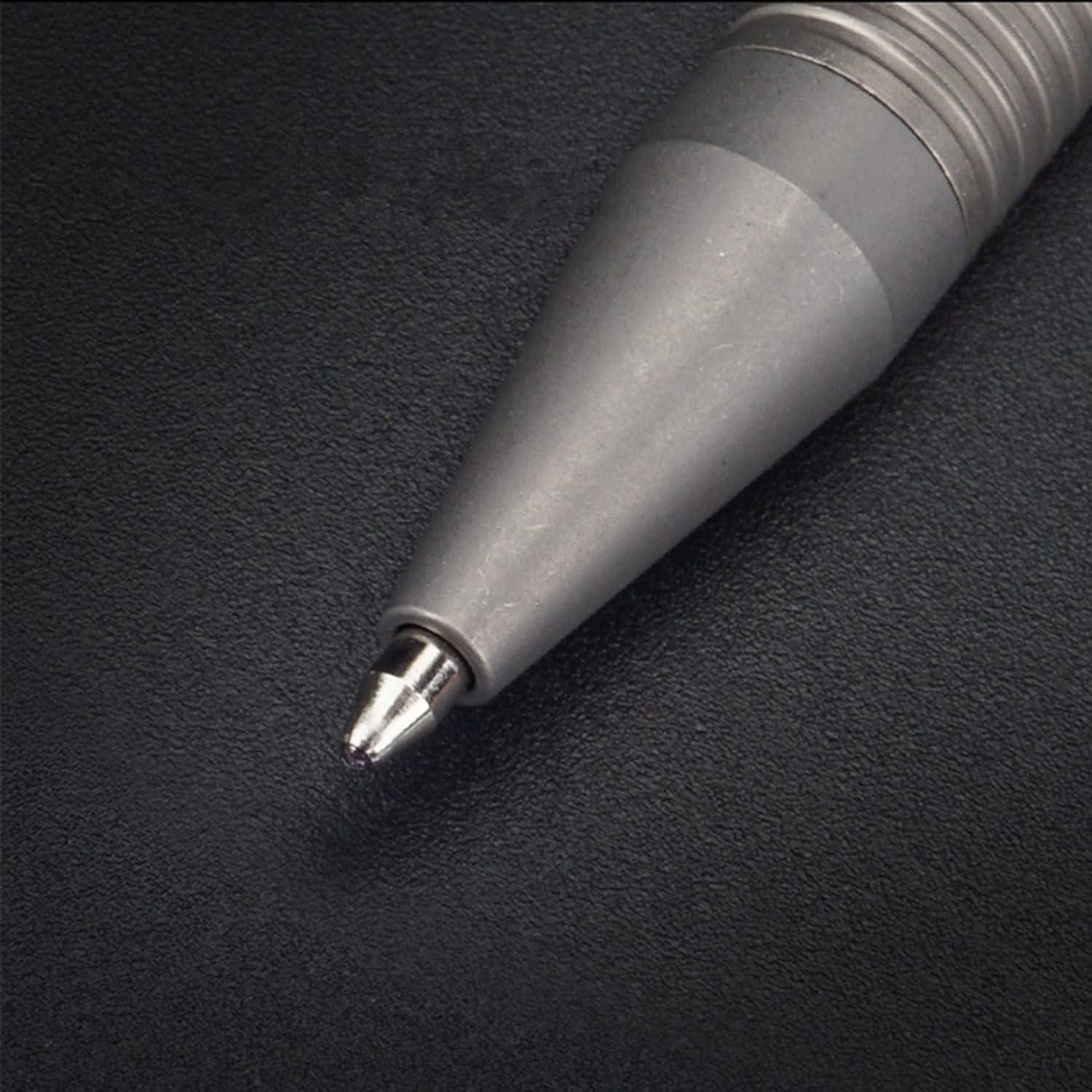 Bolígrafo Lary LA001 Titanio Gris EDC con 3 Recargas