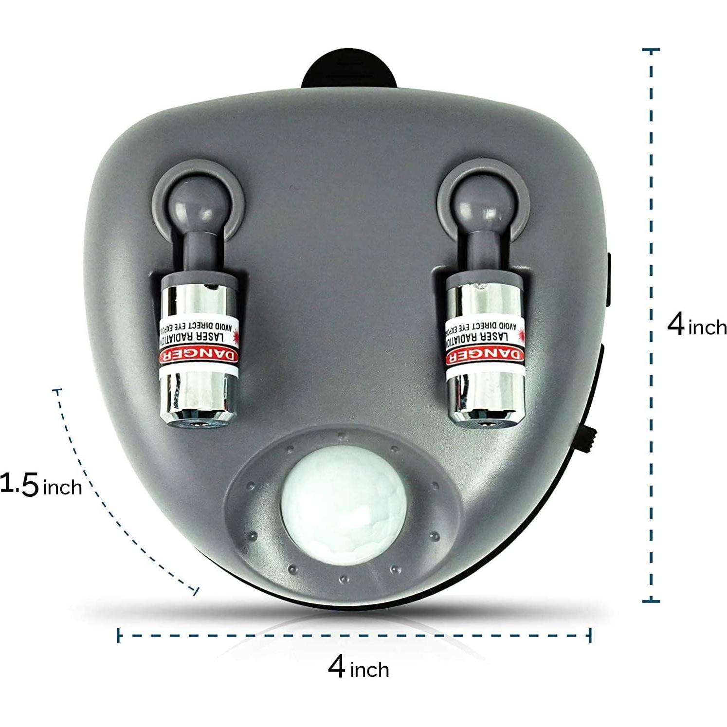 Guía de Estacionamiento Doble Láser ZONETECH - Ajustable 360°