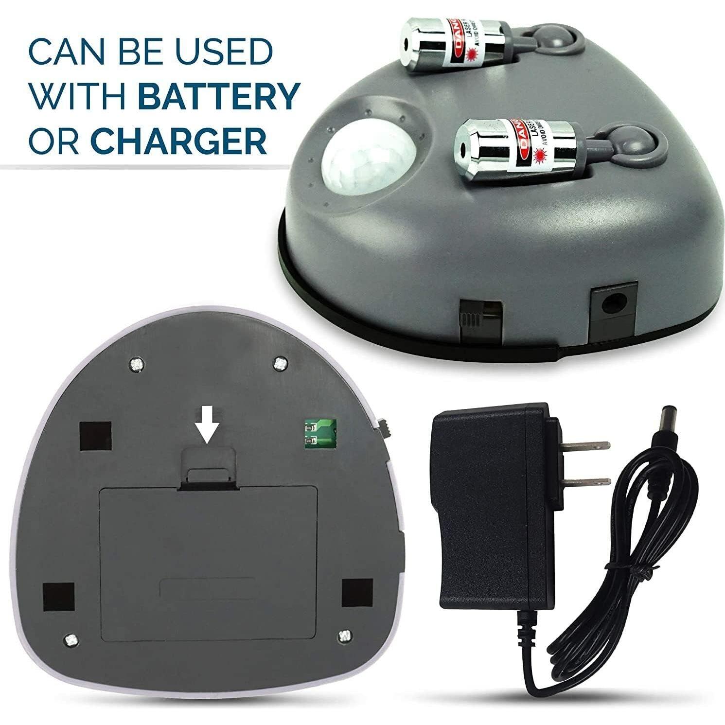 Guía de Estacionamiento Doble Láser ZONETECH - Ajustable 360°