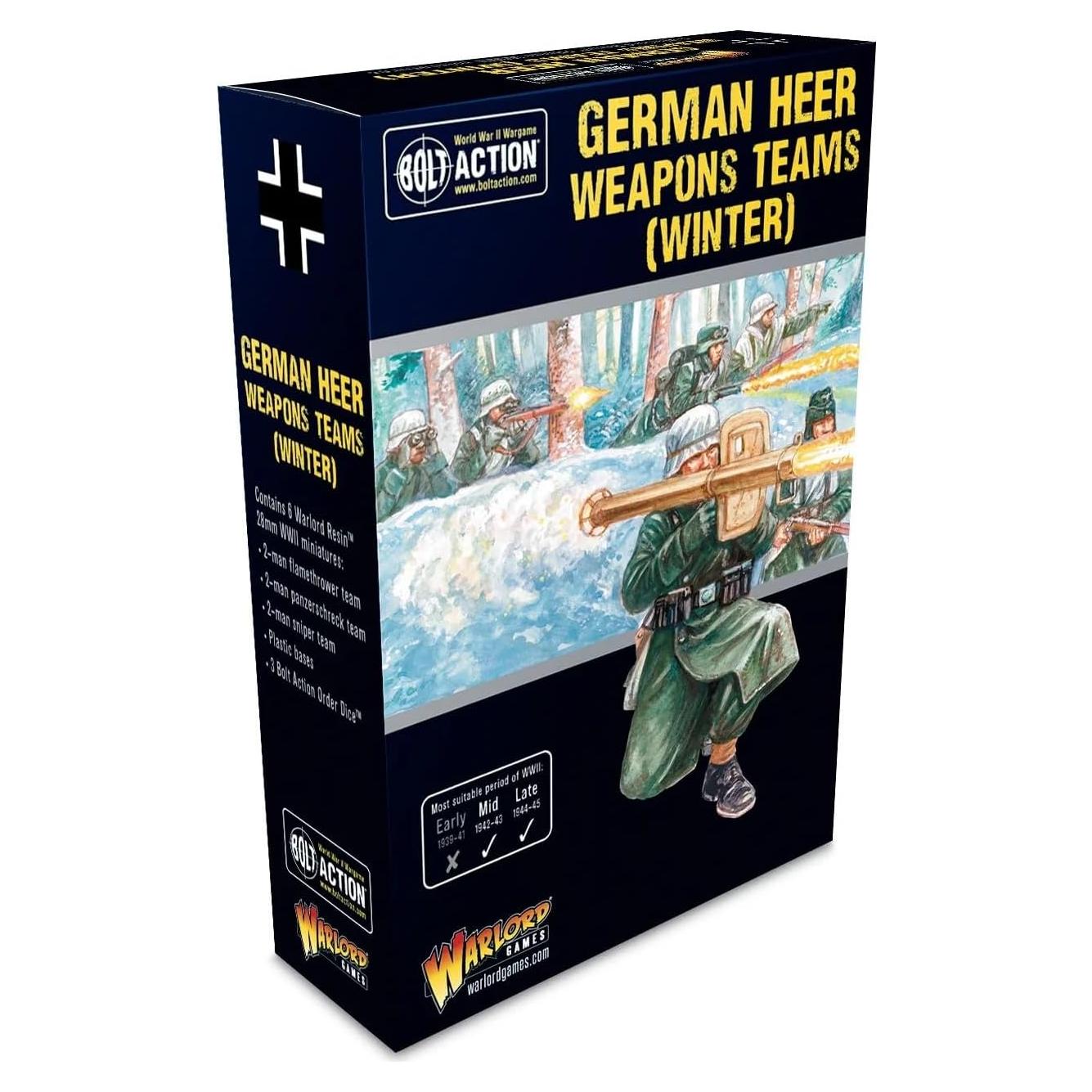 Figuras Warlord Games Bolt Action WWII Equipos de Armas