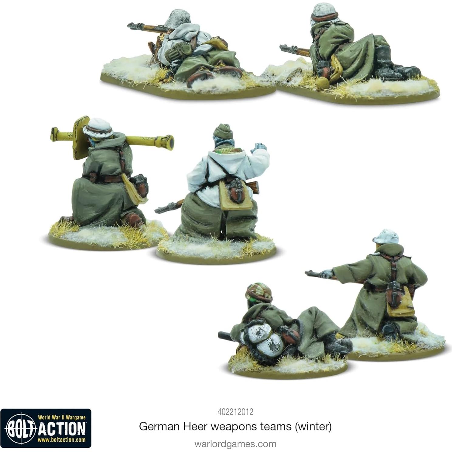 Figuras Warlord Games Bolt Action WWII Equipos de Armas