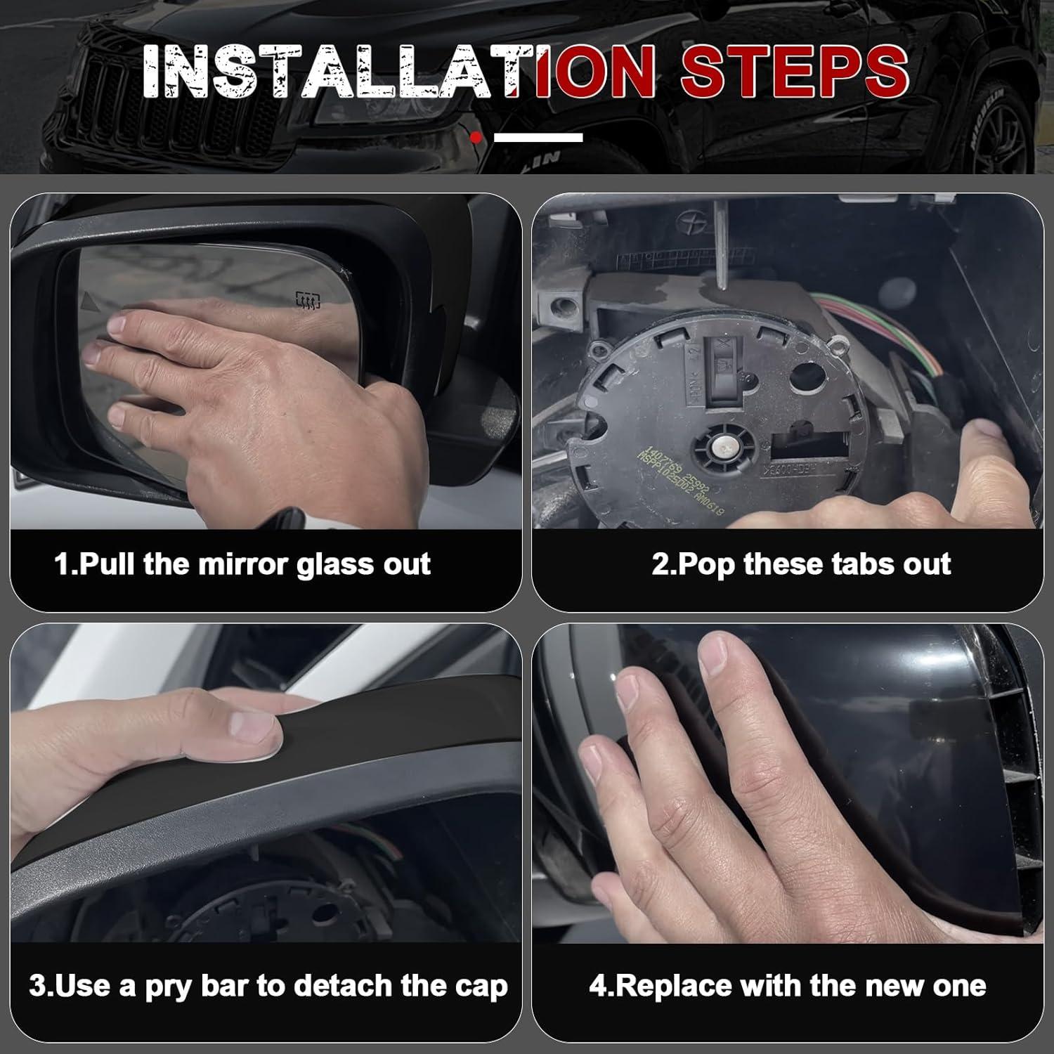 Cubiertas de Espejo Retrovisor Sportuli para Ford Escape 2020-2025