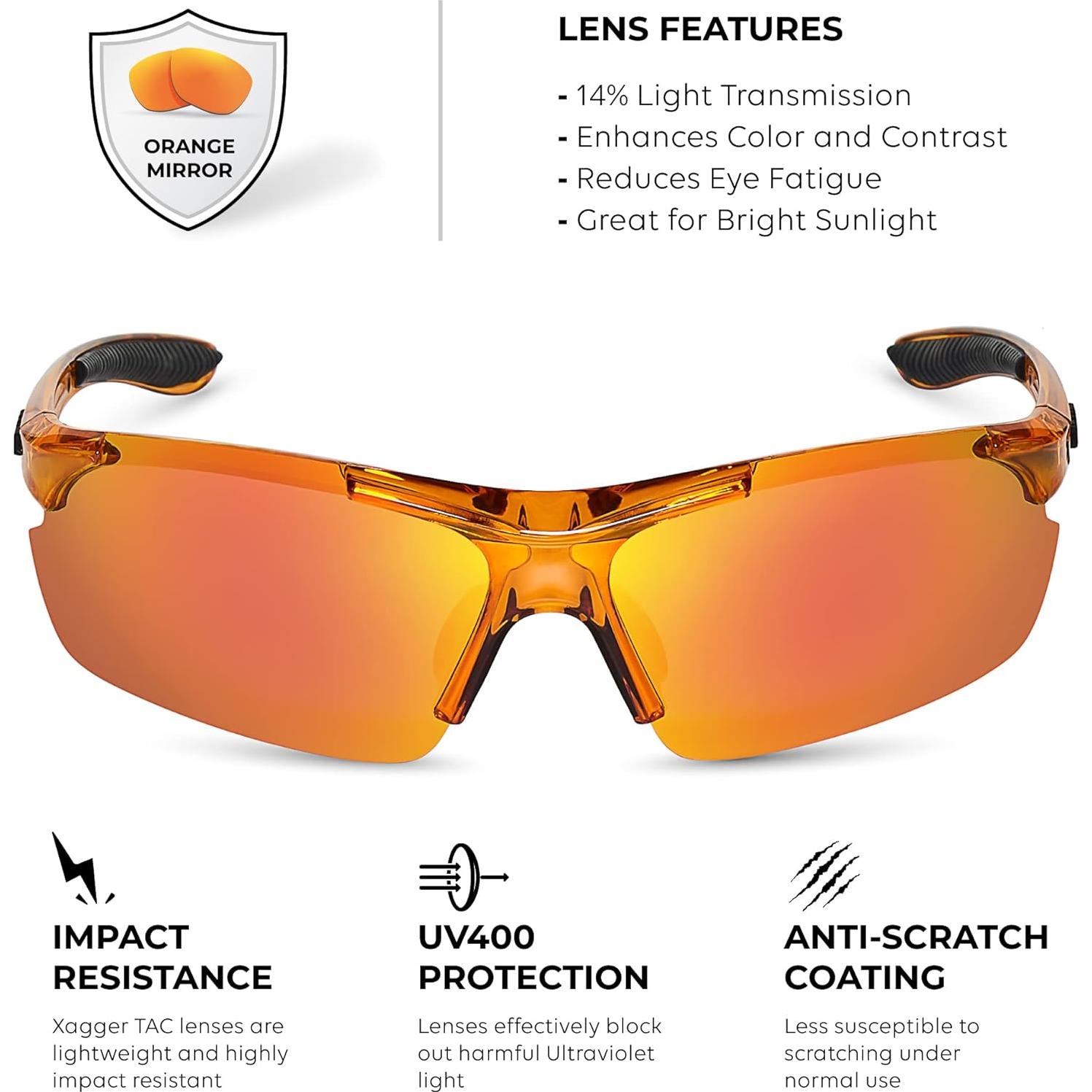 Gafas de sol polarizadas Xagger UV400 para deportes unisex