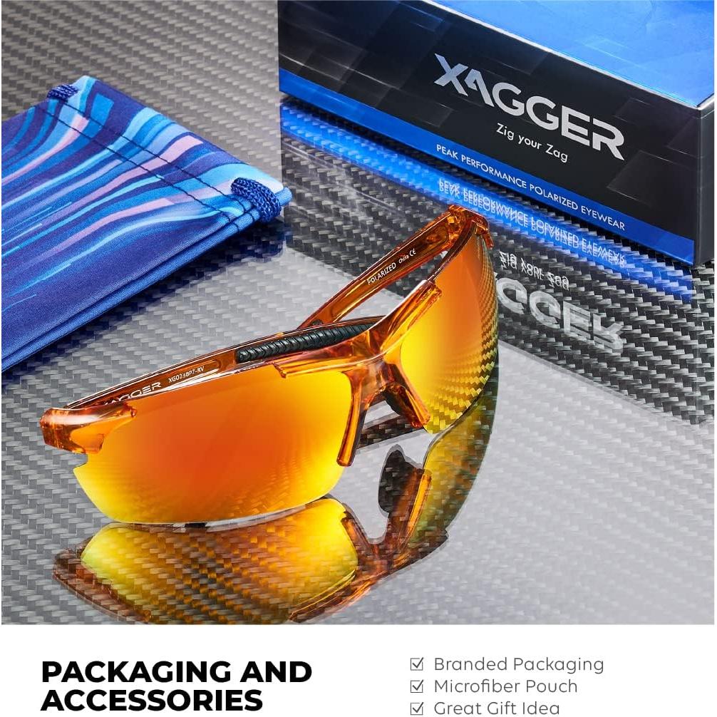 Gafas de sol polarizadas Xagger UV400 para deportes unisex