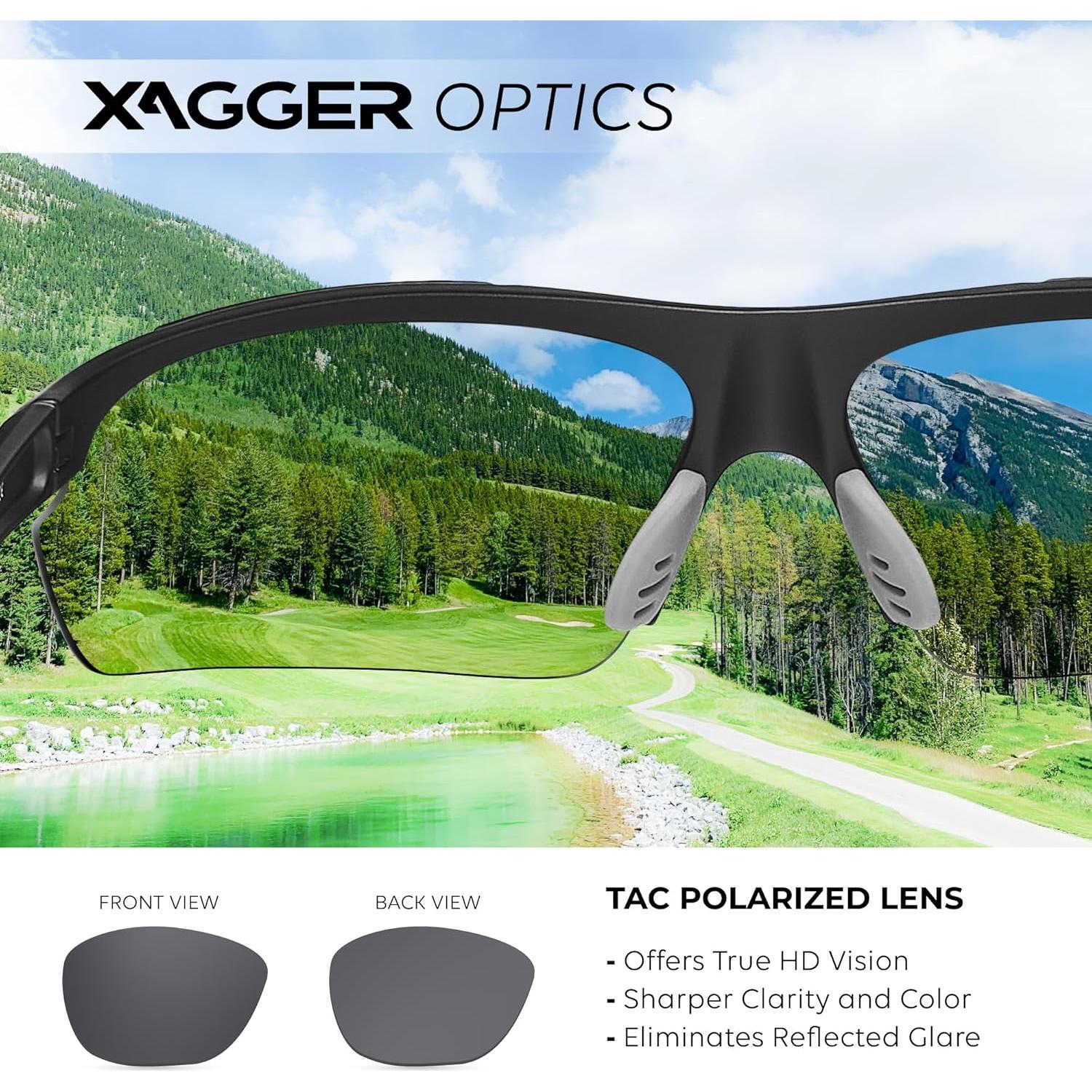 Gafas de sol polarizadas Xagger UV400 para deportes unisex