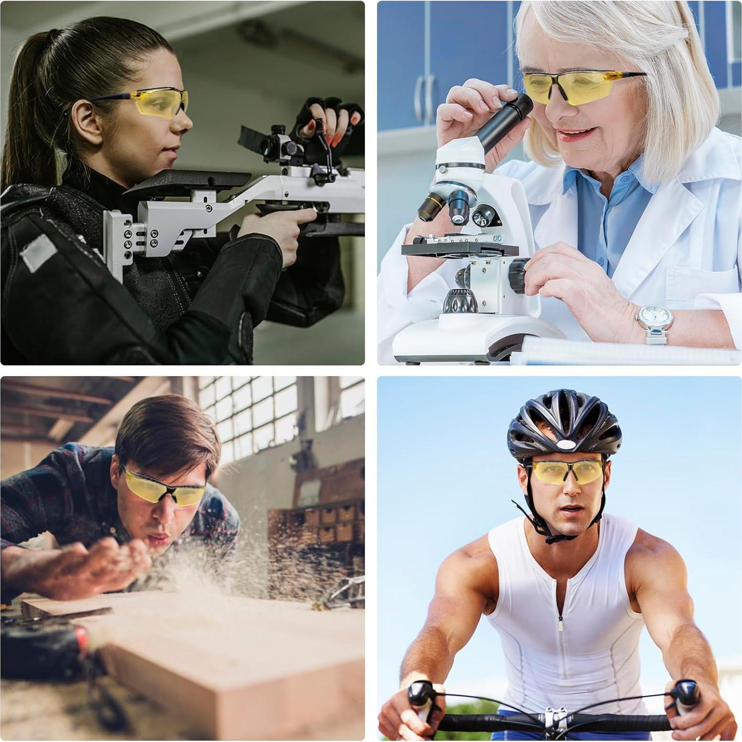 Gafas de seguridad TICONN antiempañantes UV ajustables