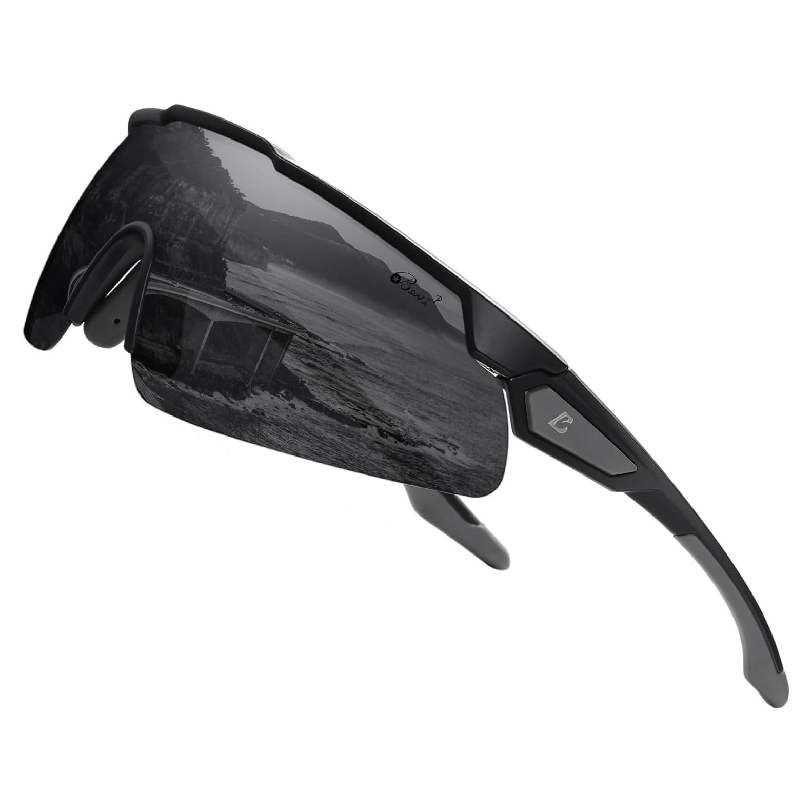 Gafas de sol Bevi Sports Shield UV400 TR90 unisex para ciclismo