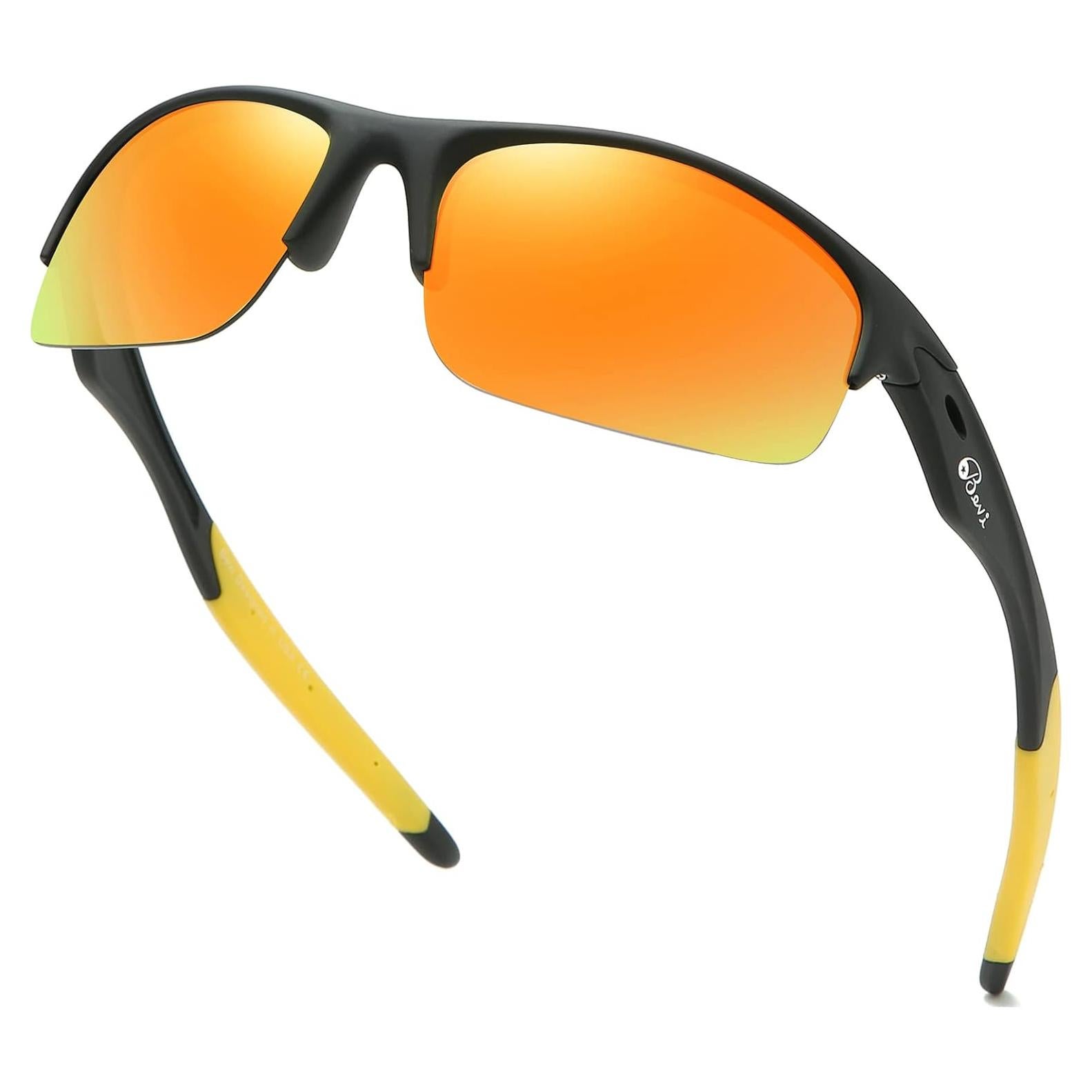 Gafas de sol Bevi Sports Shield UV400 TR90 unisex rosa