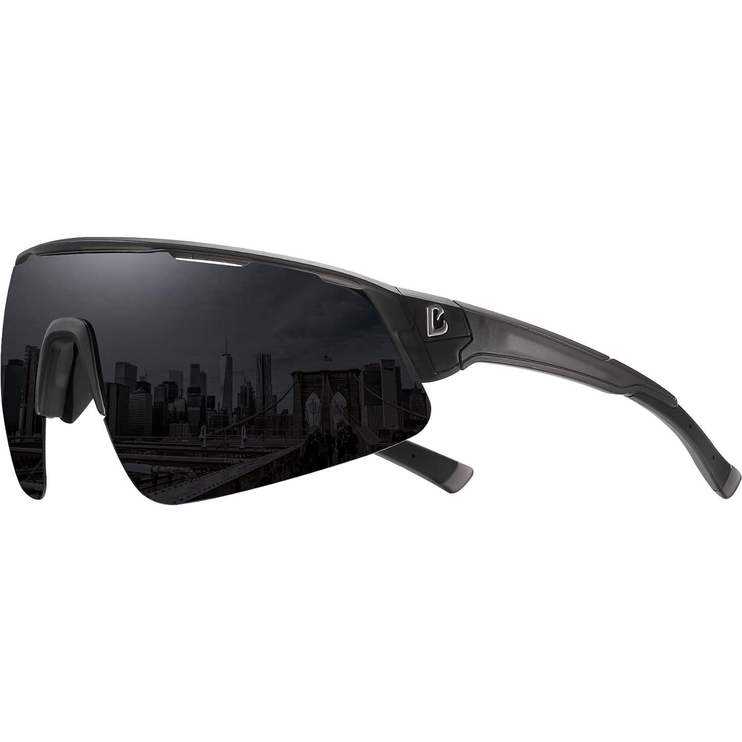 Gafas de sol Bevi Sports Shield UV400 unisex para ciclismo