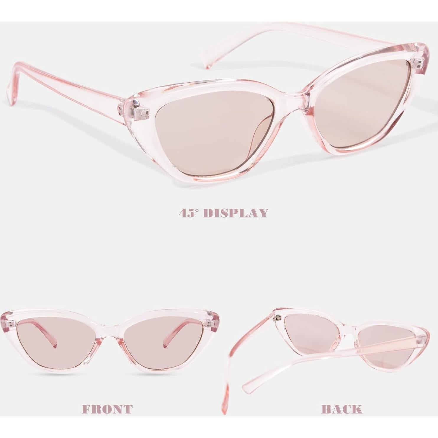 Gafas de sol estilo gato OPTOFENDY marrón claro retro