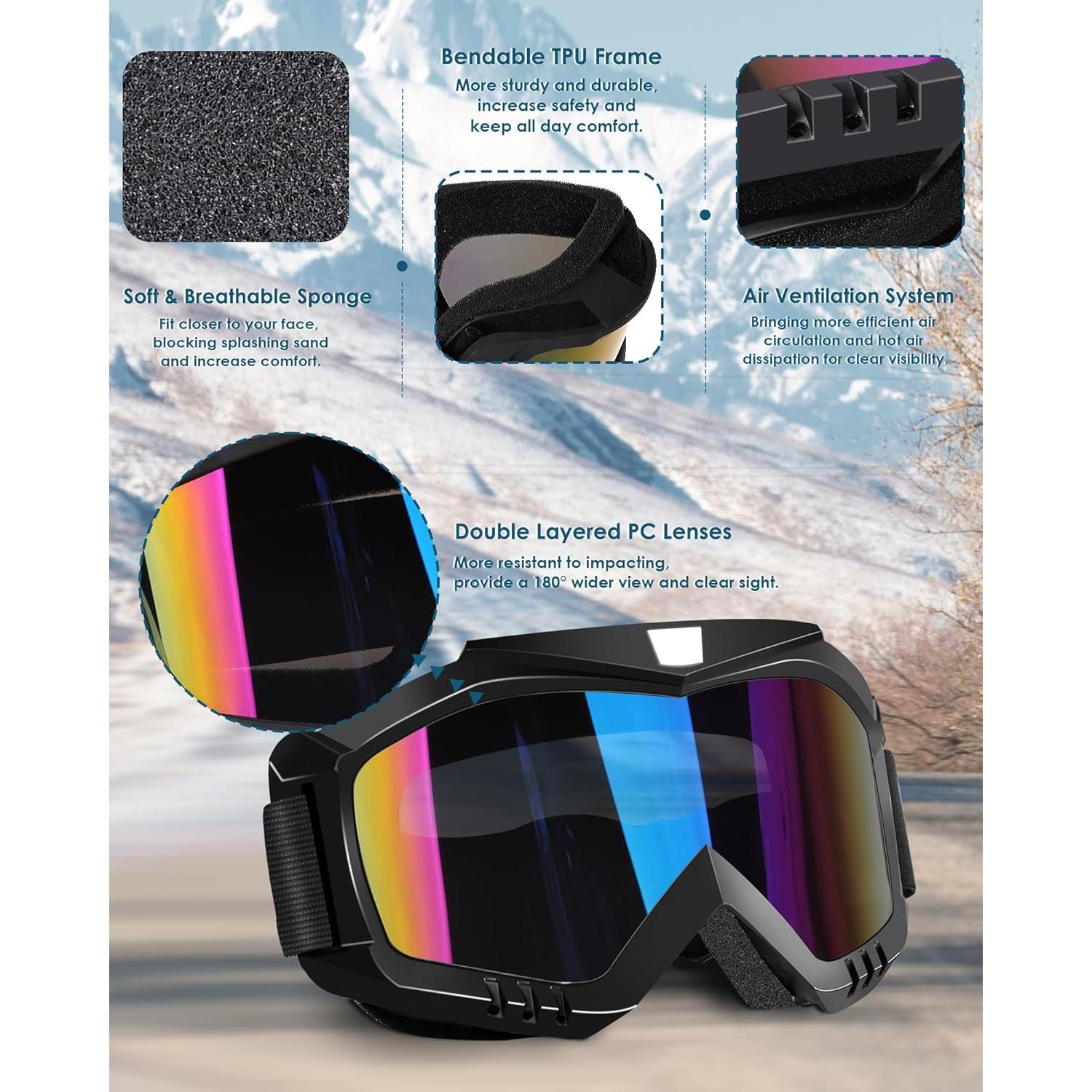 Gafas de Motocicleta OXG UV400 para Adultos y Jóvenes