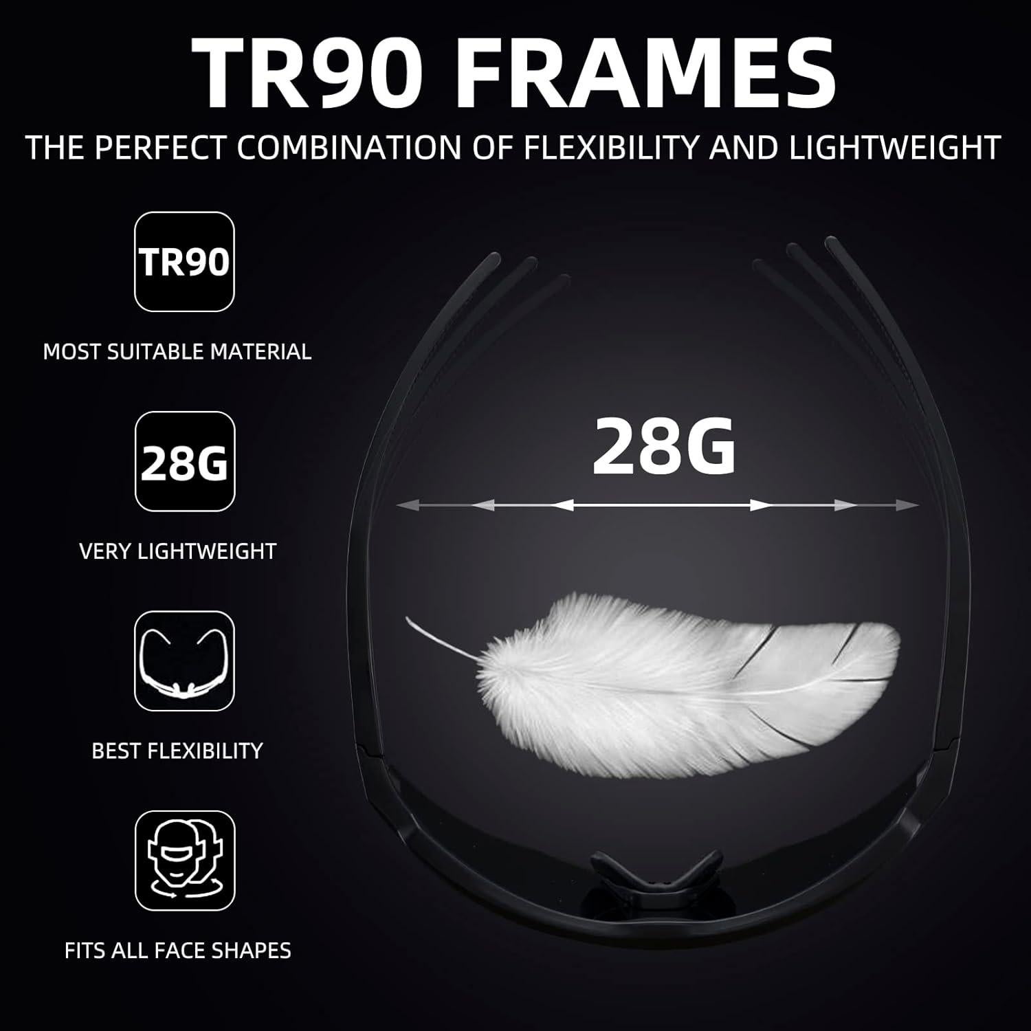 Gafas de Sol ROCKBROS Deportivas UV400 Intercambiables