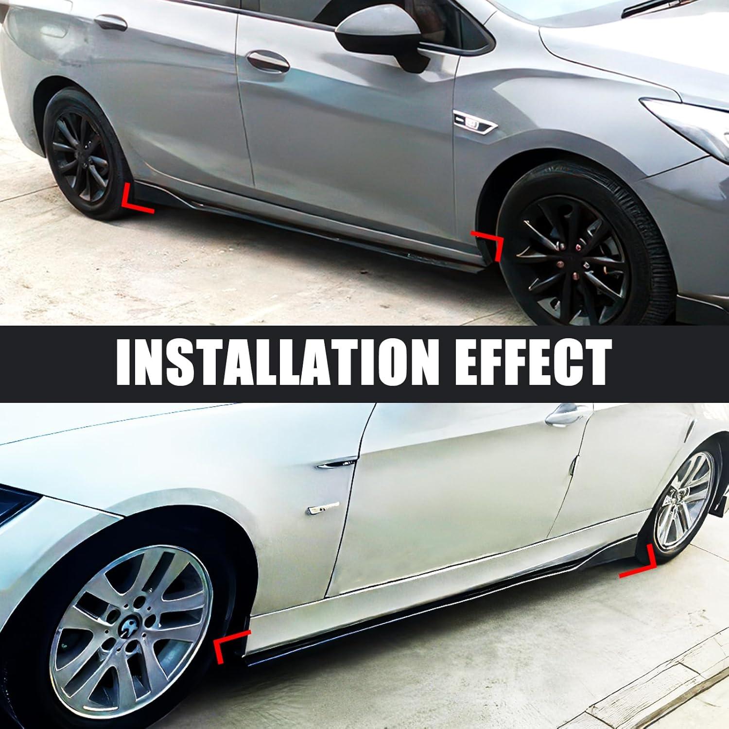 Faldones Laterales Universales DREAMOTOR 78.7" Negro ABS