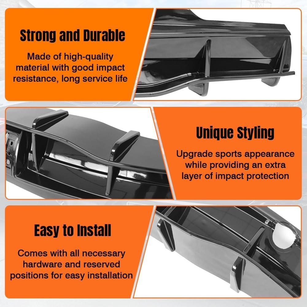 Difusor Trasero LED MODILOVER para Tesla Model Y 2020-2024