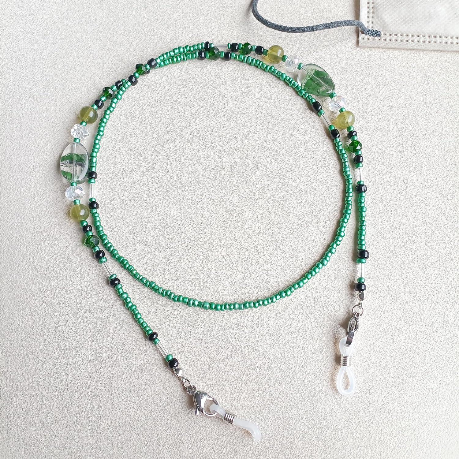 Cadena de Gafas Elegante para Mujeres - Perlas de Cristal