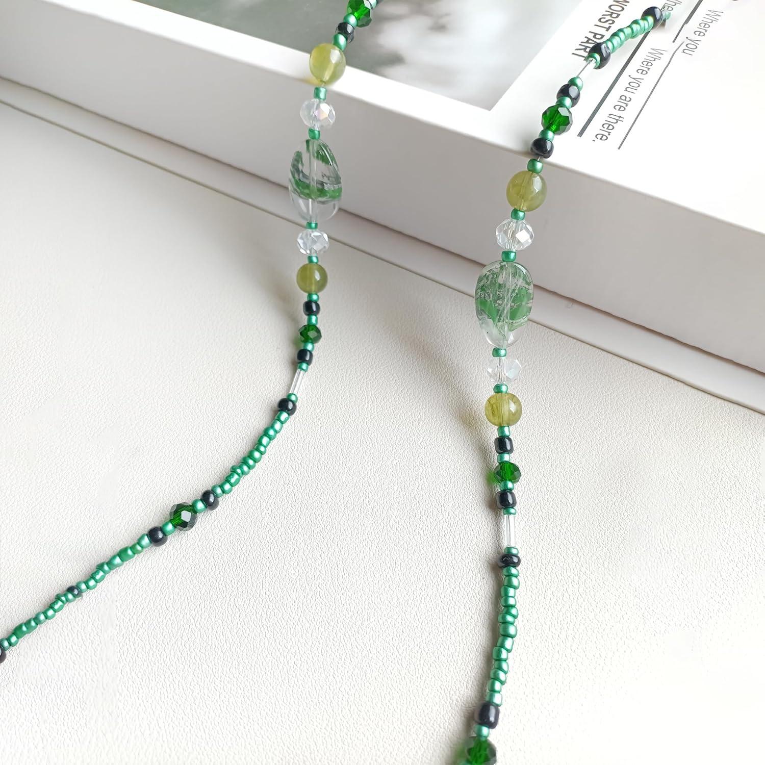 Cadena de Gafas Elegante para Mujeres - Perlas de Cristal