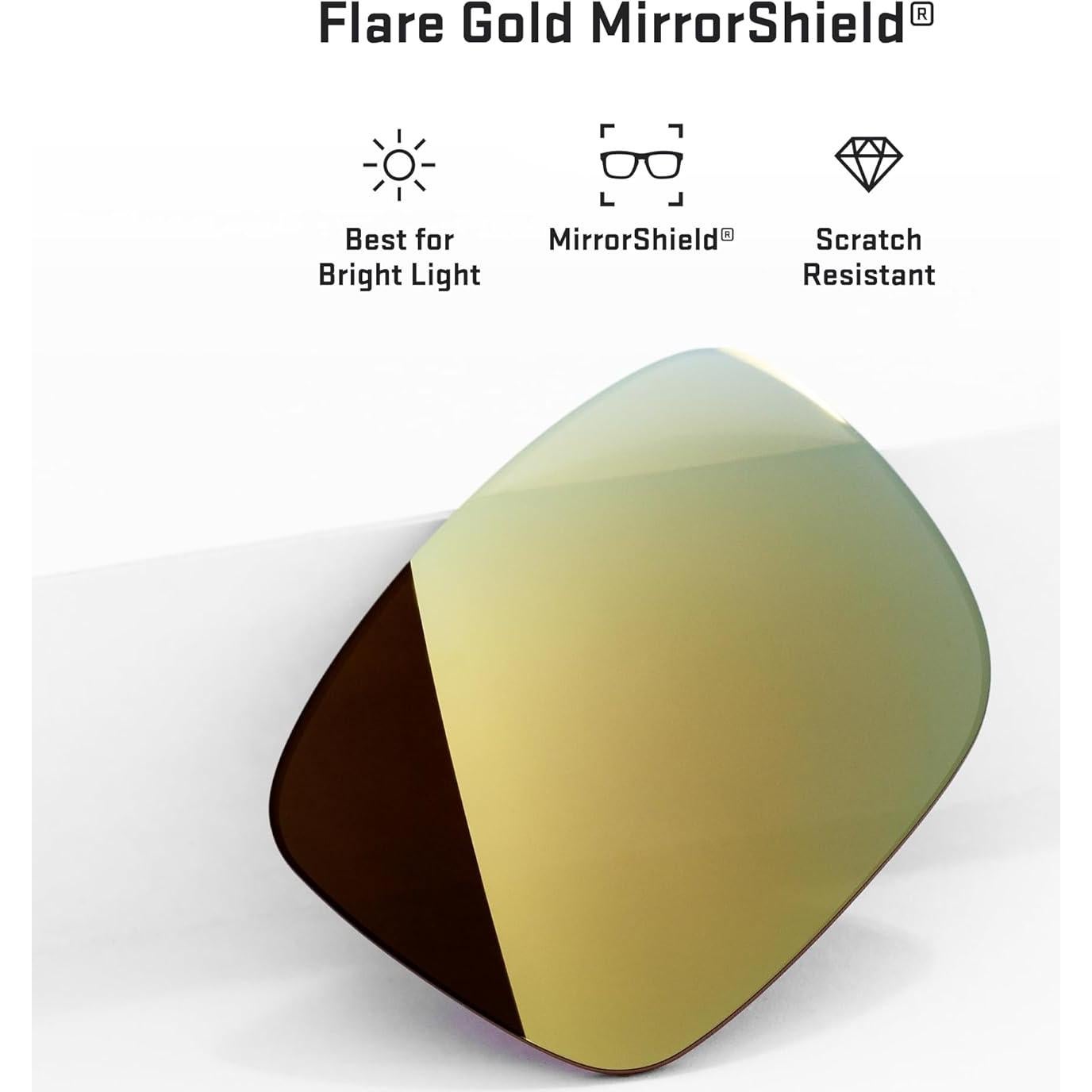 Lentes Revant para Gafas Oakley Holbrook - Oro Espejado