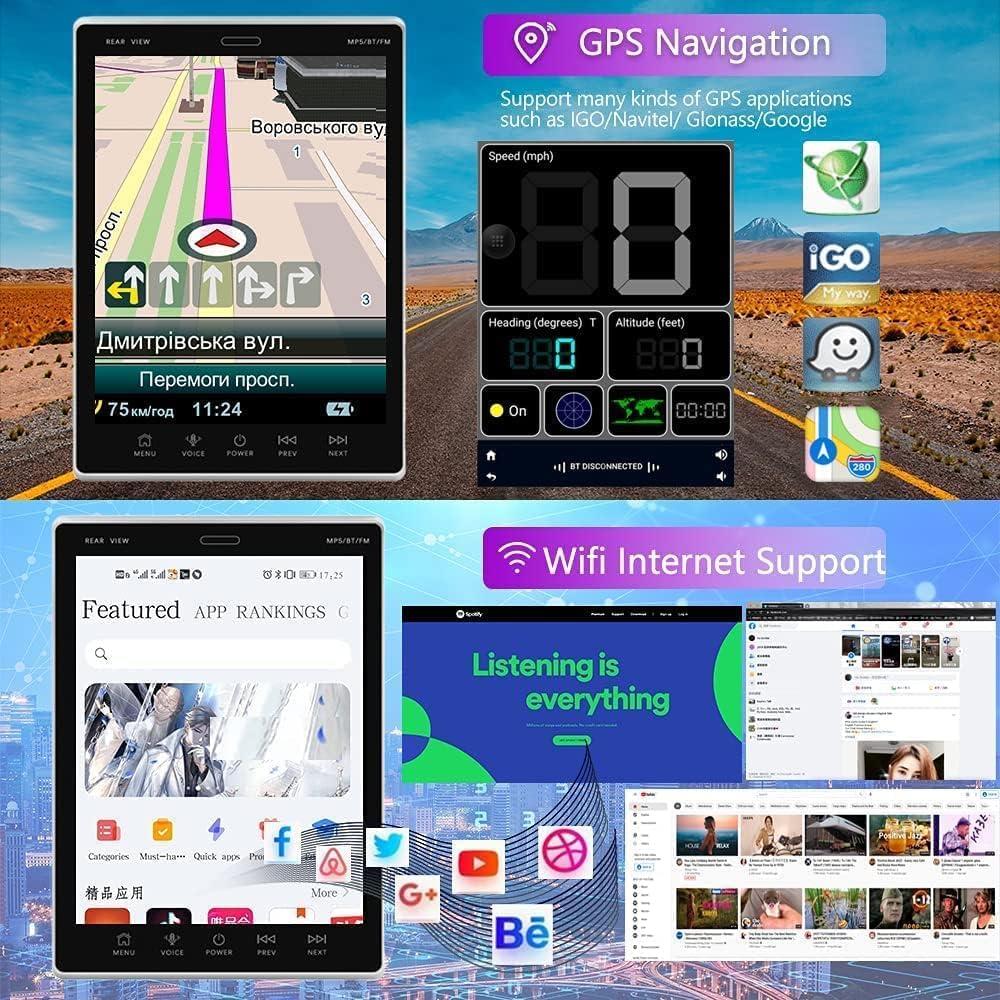 Radio de Coche Android 15 Hikity 9.5" GPS Bluetooth 2GB RAM