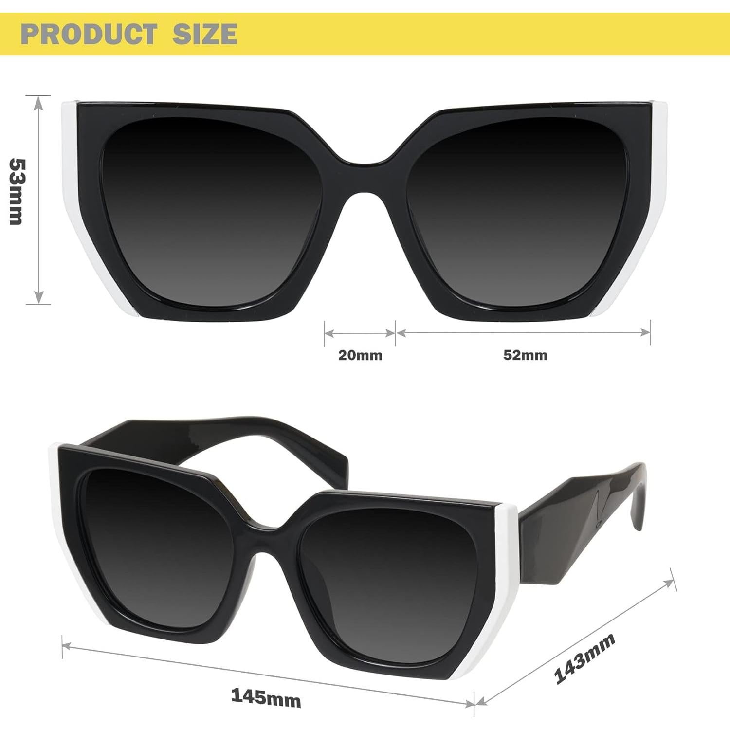 Gafas de Sol Geométricas Mosanana UV400 para Mujeres