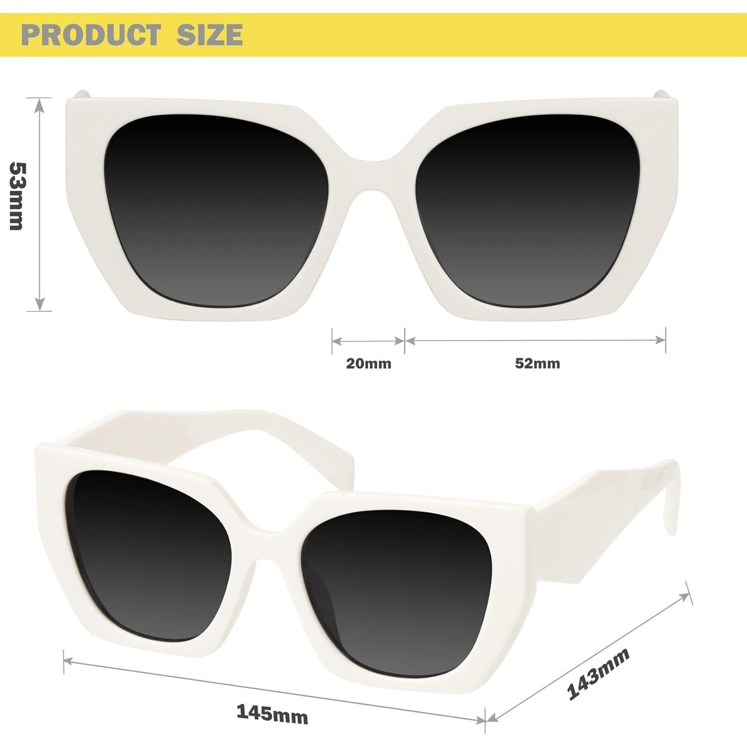 Gafas de Sol Geométricas Mosanana UV400 para Mujeres