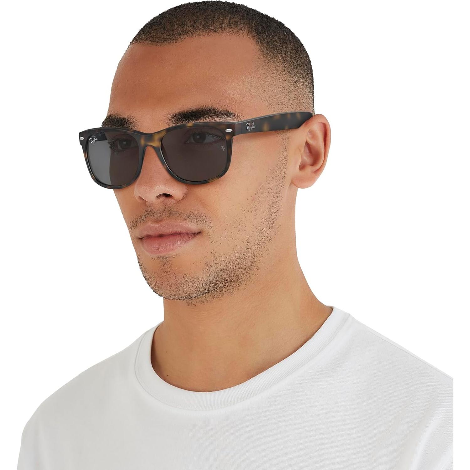 Gafas de sol Ray-Ban New Wayfarer 58mm Rubber Havana