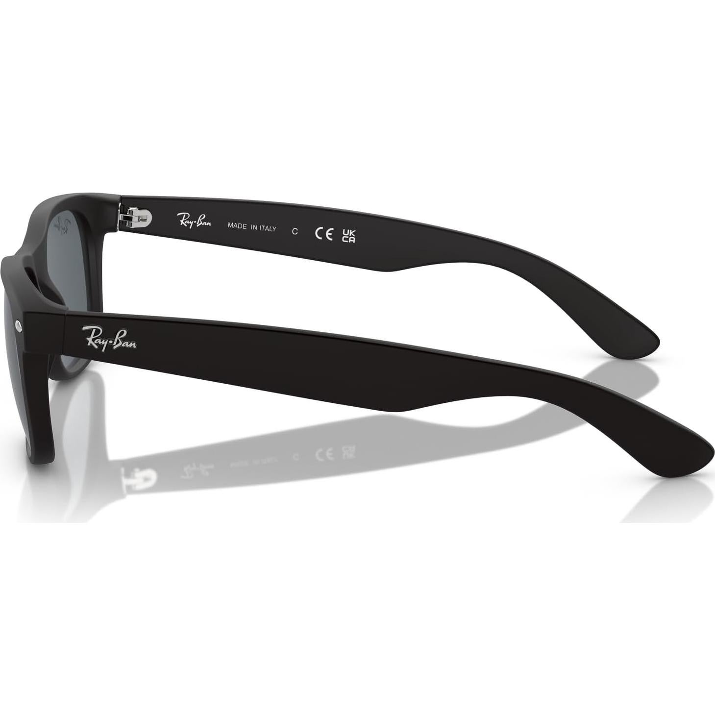 Gafas de sol Ray-Ban New Wayfarer 58mm Negro de goma