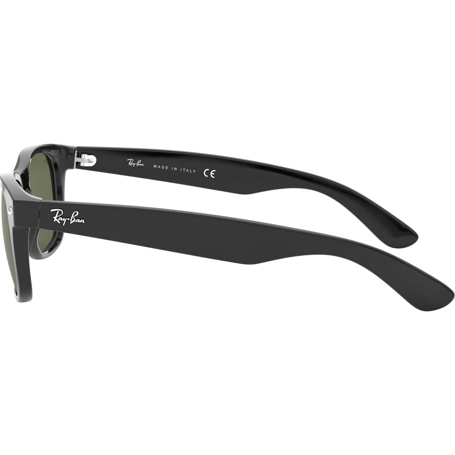 Gafas de sol Ray-Ban New Wayfarer 58mm Negro G-15 Verde