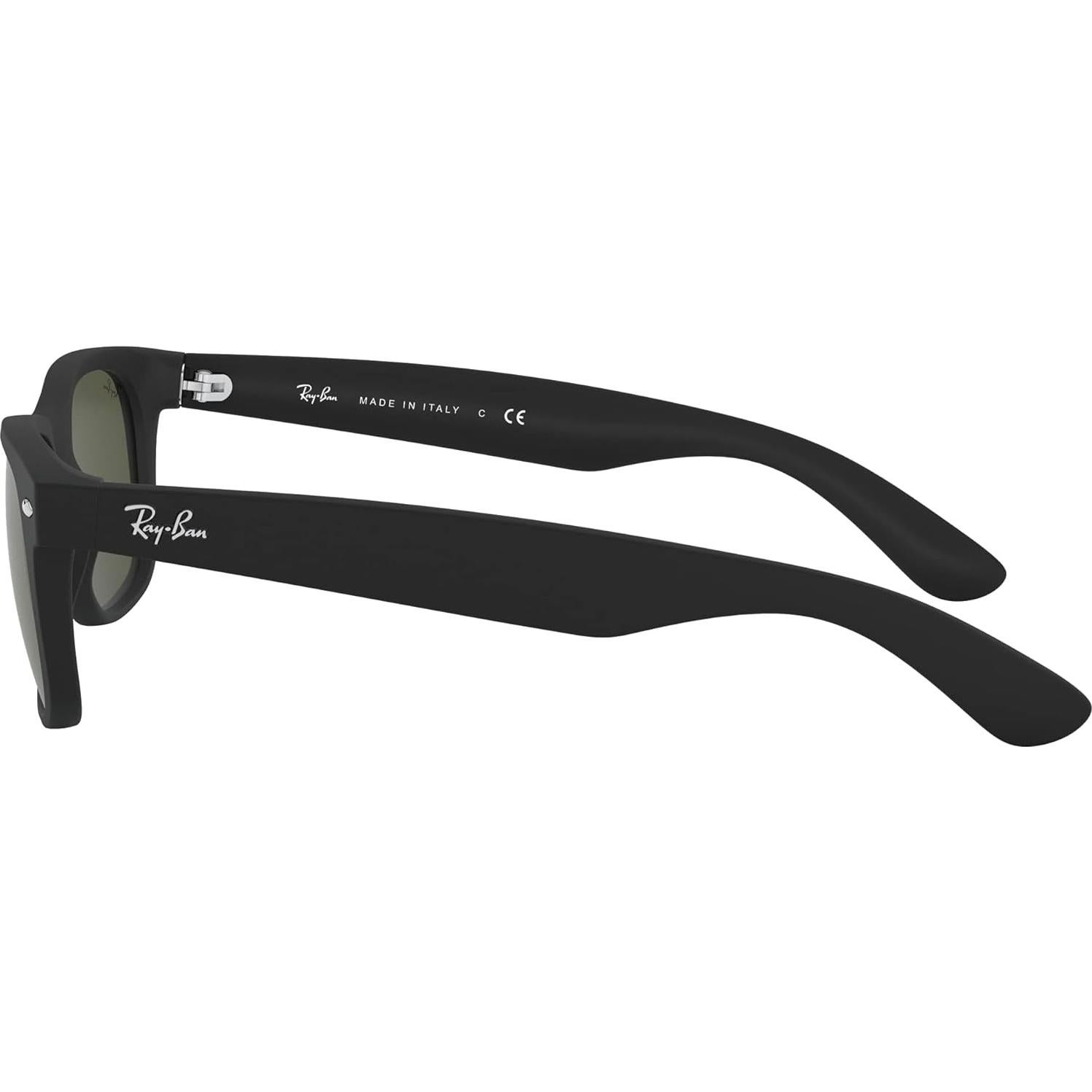 Gafas de sol Ray-Ban New Wayfarer 58mm Negro de goma