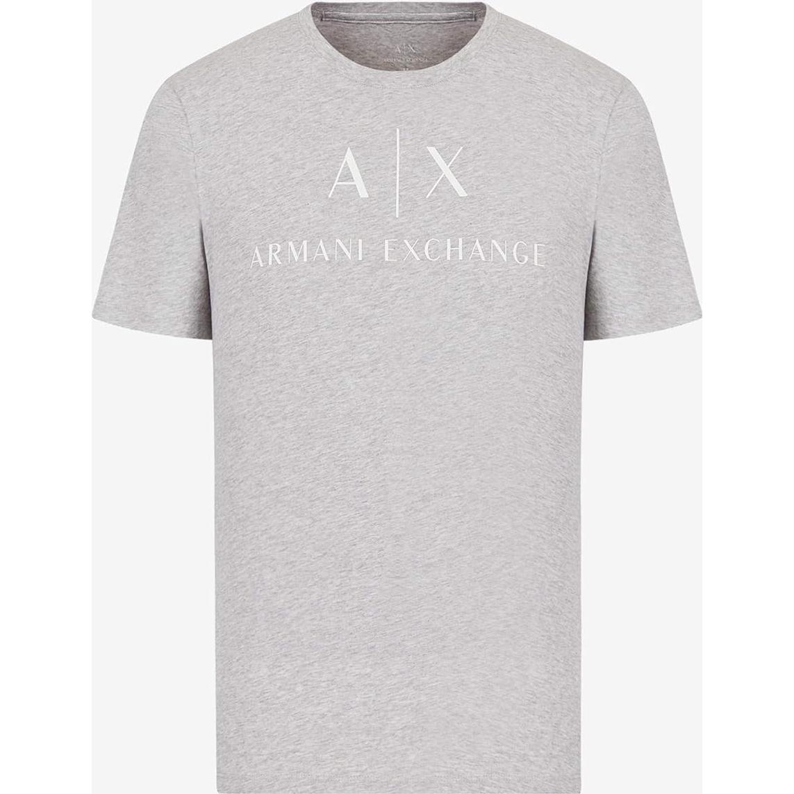 Camiseta de Hombre AX Armani Exchange Gris Jaspeado