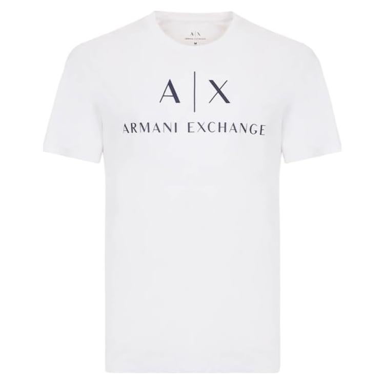 Camiseta AX Armani Exchange Hombre Cuello Redondo Algodón