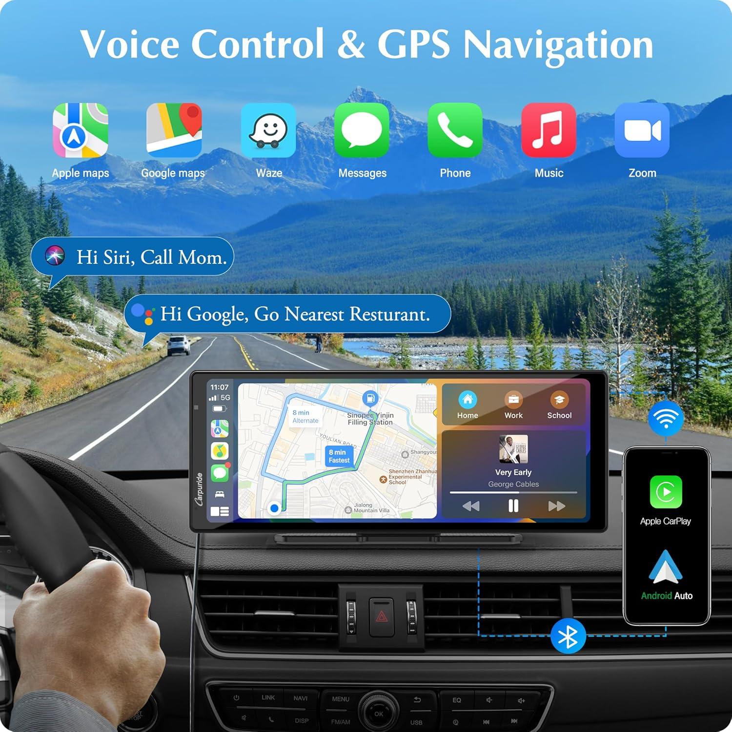 Carpuride W903 Estéreo 9.3" Carplay y Android Auto Inalámbrico