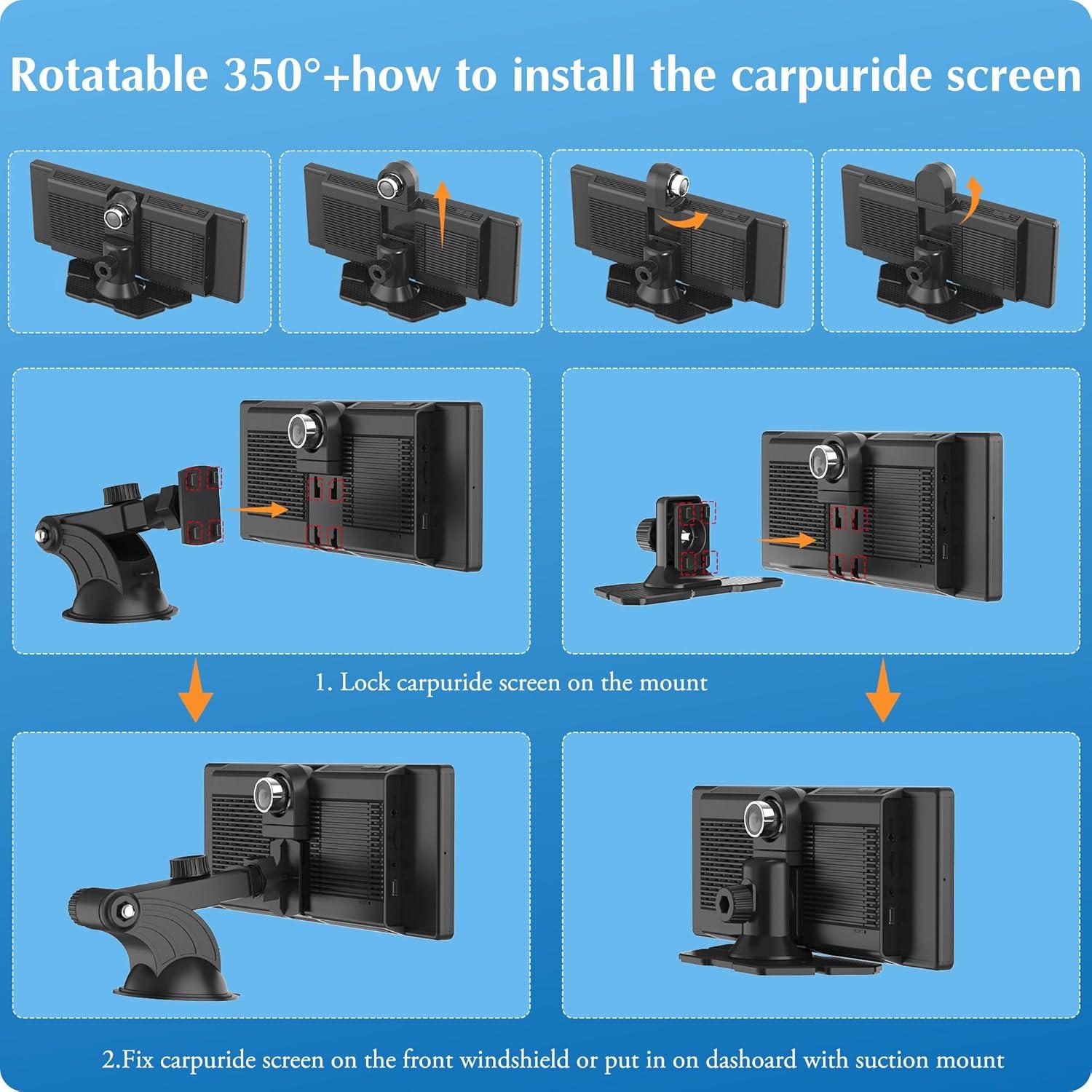 Carpuride W903 Estéreo 9.3" Carplay y Android Auto Inalámbrico