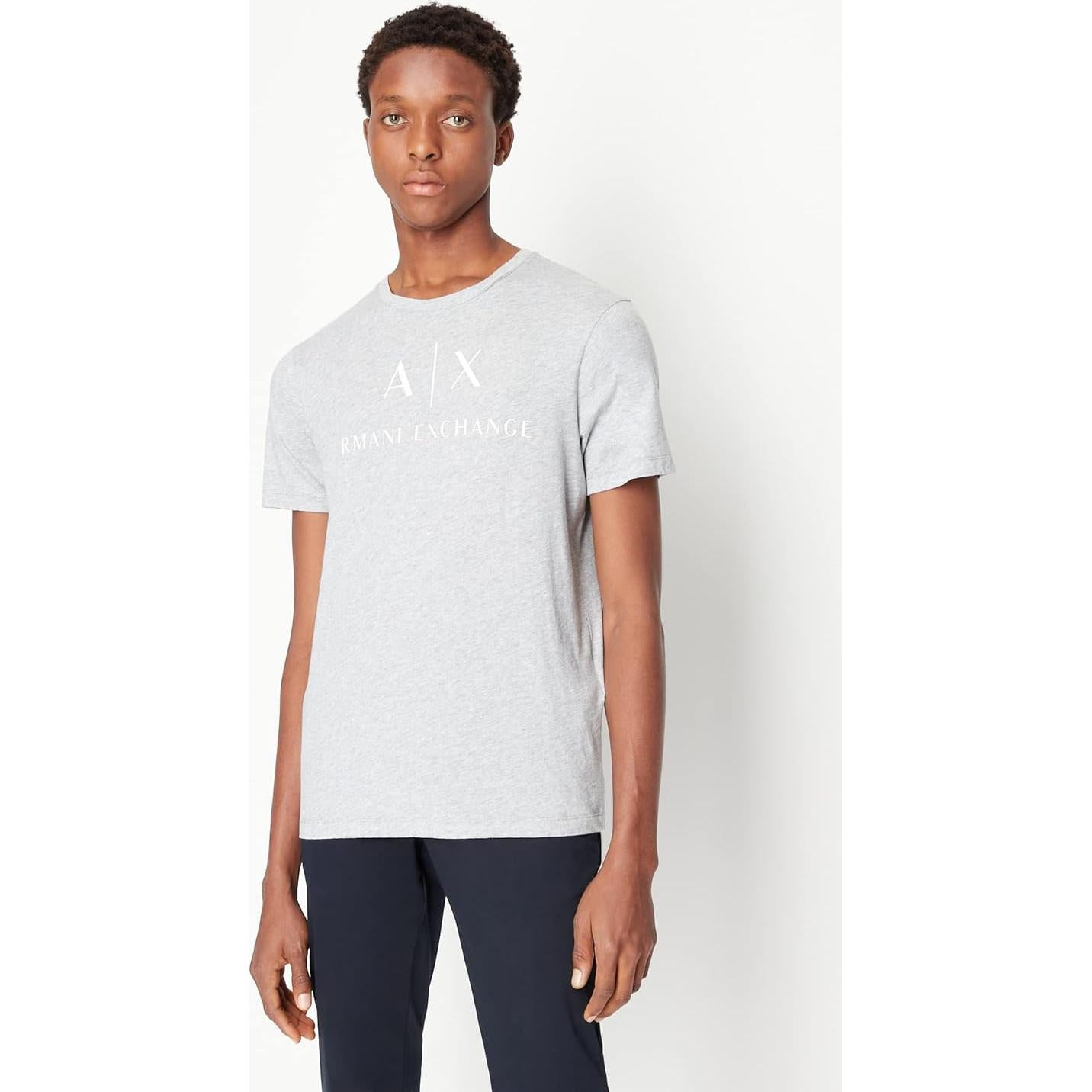 Camiseta AX Armani Exchange Hombre XX-Large Gris Heather