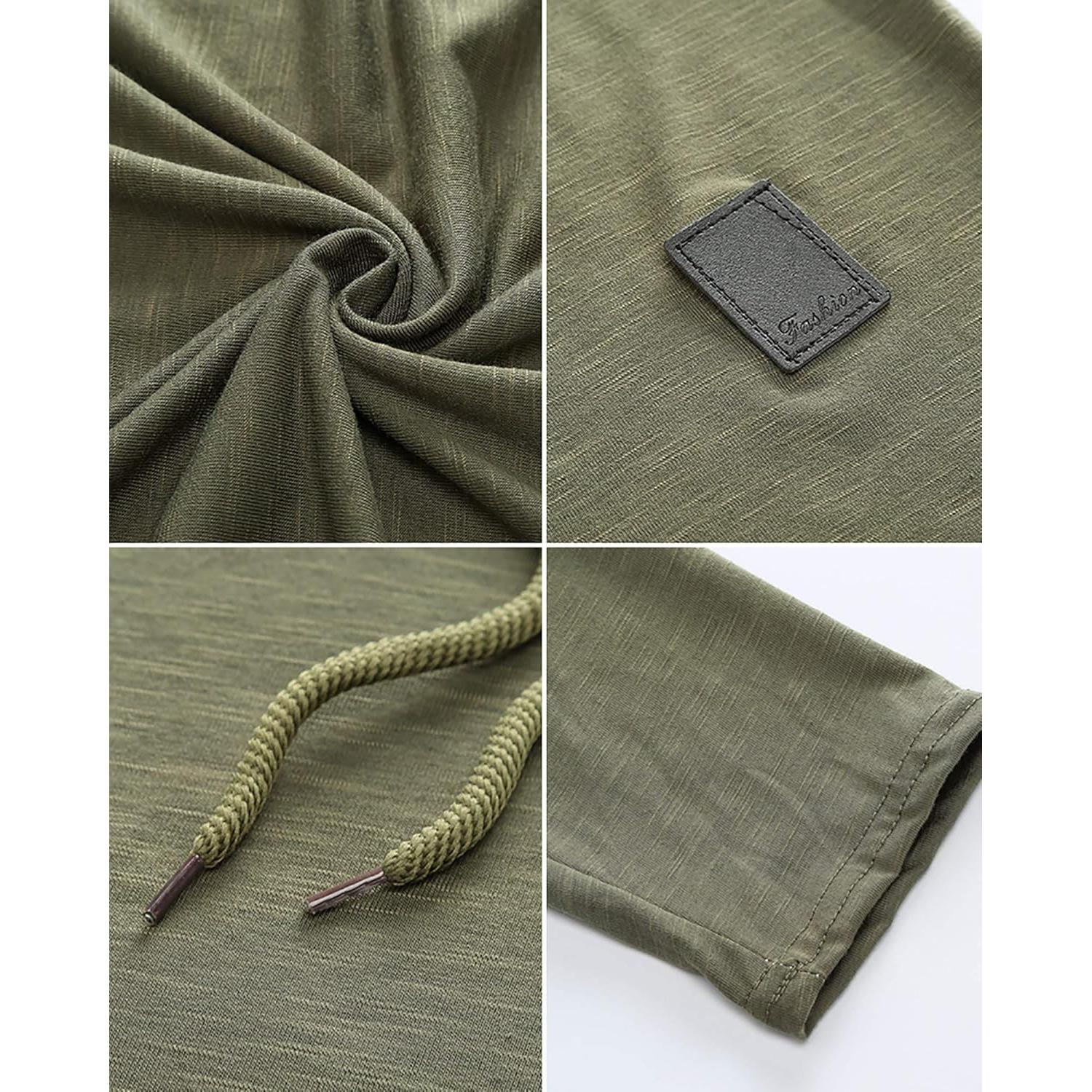 Sudadera Deportiva Lexiart Verde XL Casual Algodón