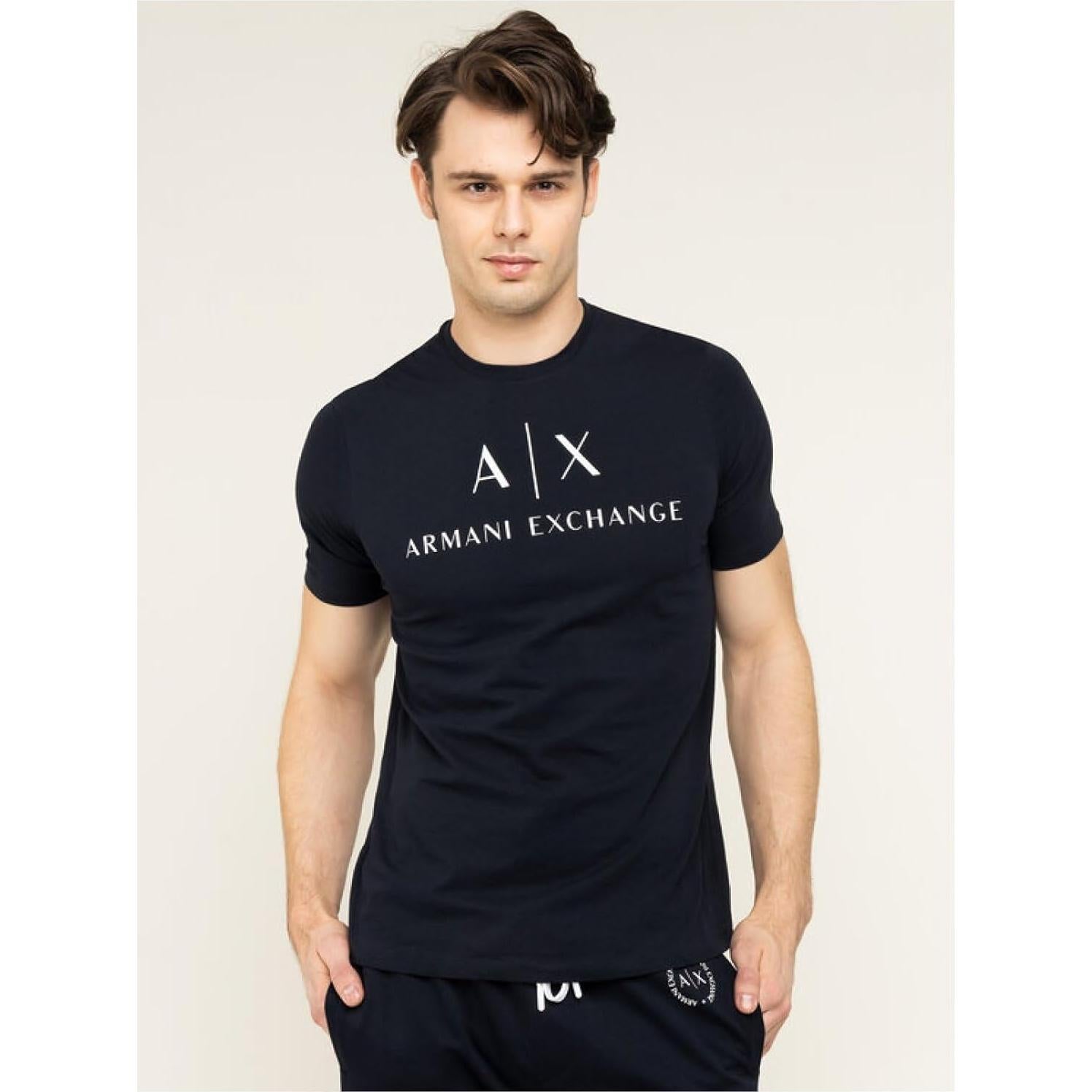 Camiseta AX Armani Exchange Hombre XX-Large Azul