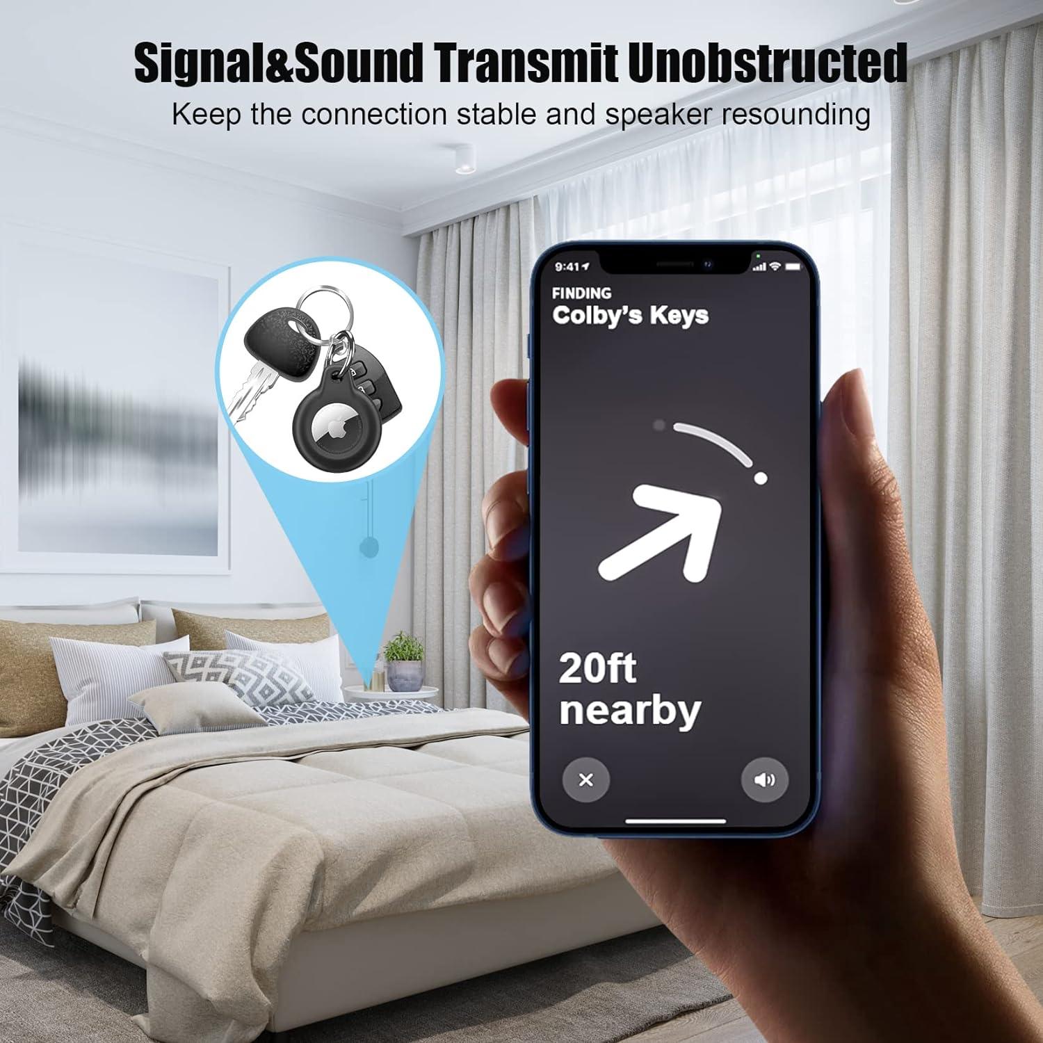 Soporte Impermeable SUPFINE para AirTag - Paquete de 2