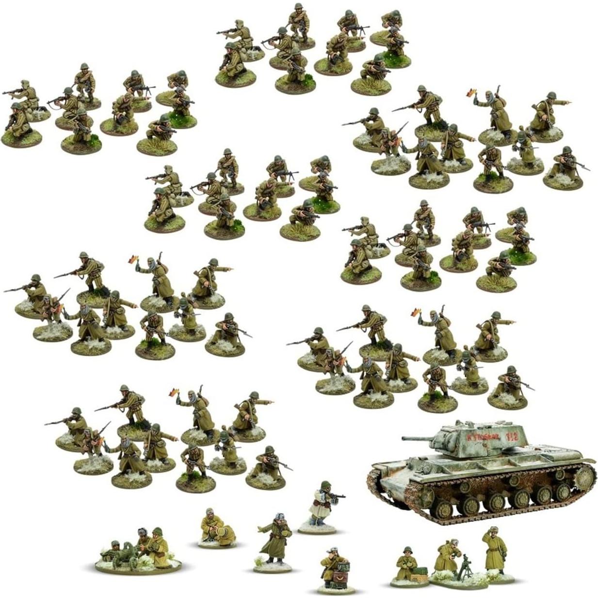 Ejército Soviético Invierno Warlord Games Bolt Action 85 Figuras
