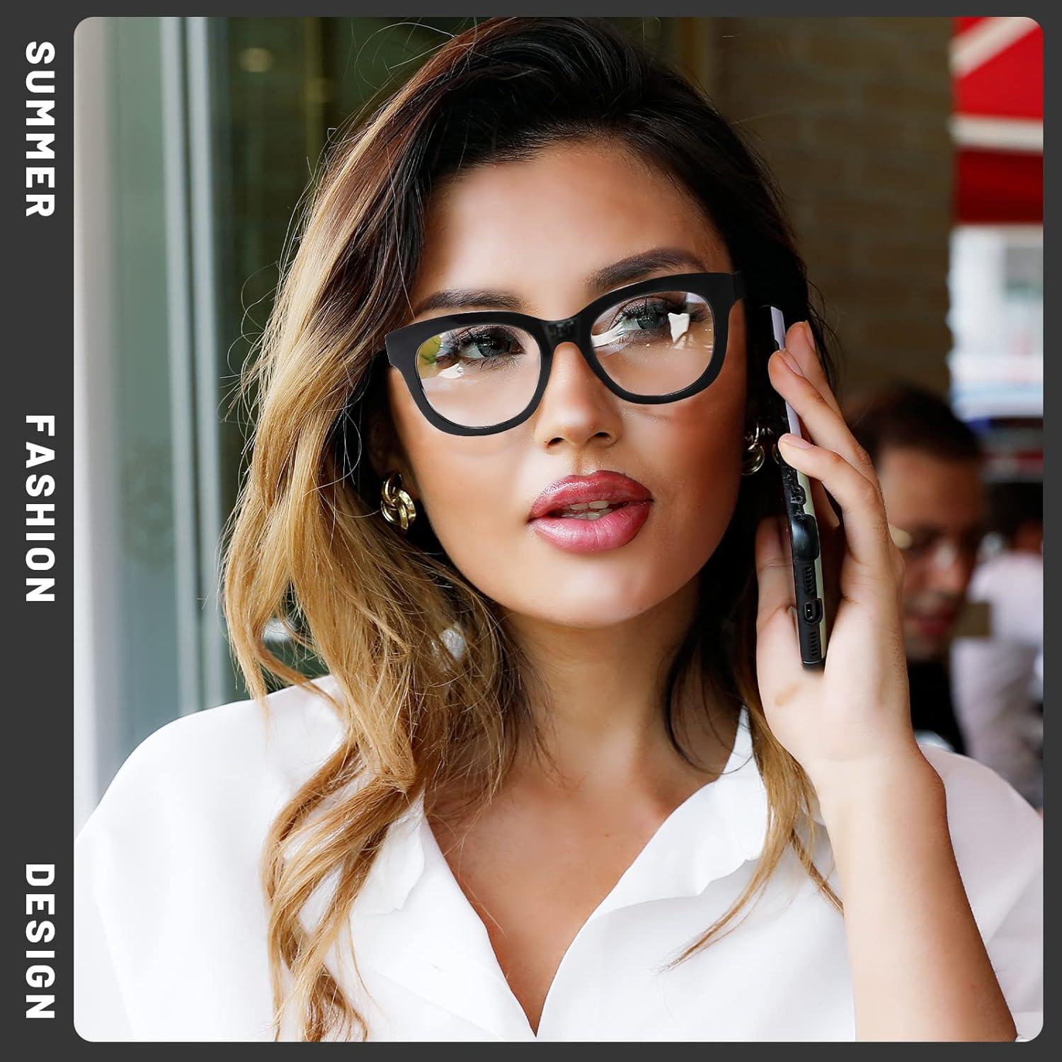 Gafas de lectura KSSESSE unisex con filtro luz azul 4 colores