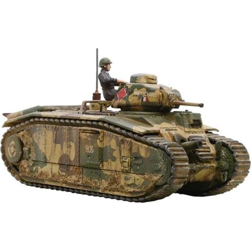 Tanque Char B1 Bis Warlord Games 1:56 Sin Pintar para Juegos