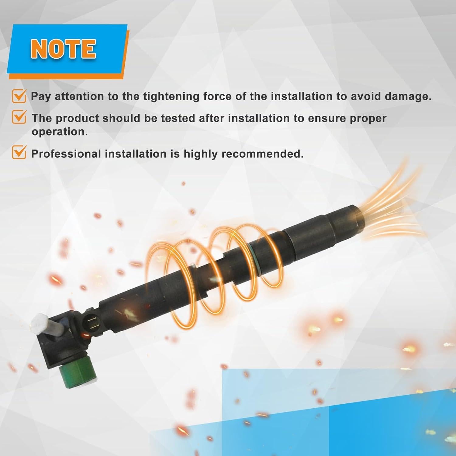 Inyector de combustible FIWARY 7261663 para Bobcat Doosan D34