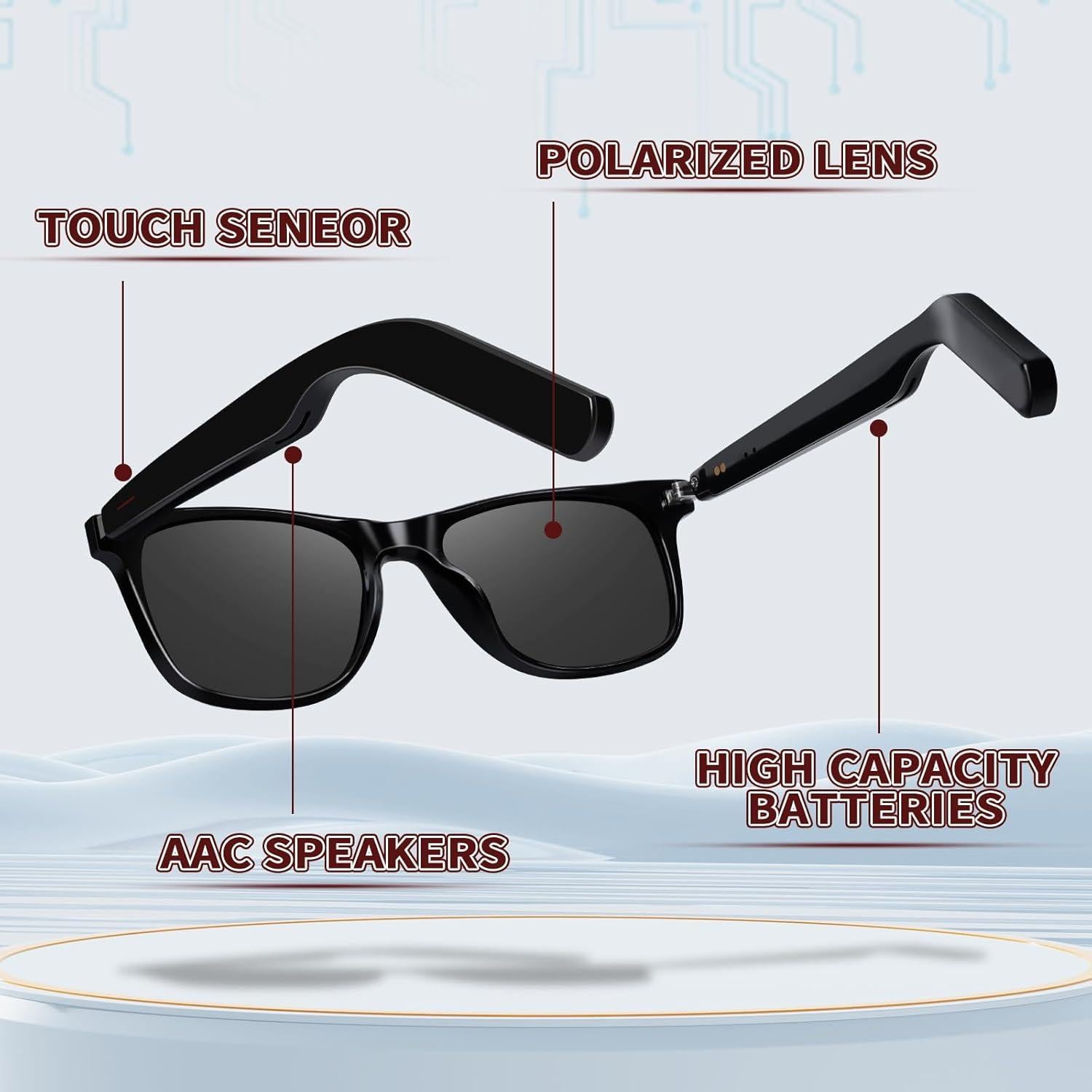 Gafas Inteligentes ReyDix E10C-P Polarizadas Bluetooth 5.0