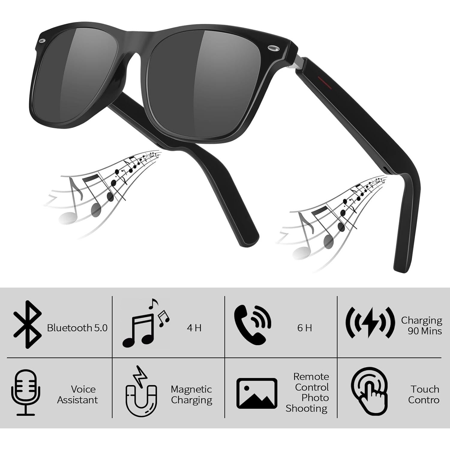 Gafas Inteligentes ReyDix E10C-P Polarizadas Bluetooth 5.0