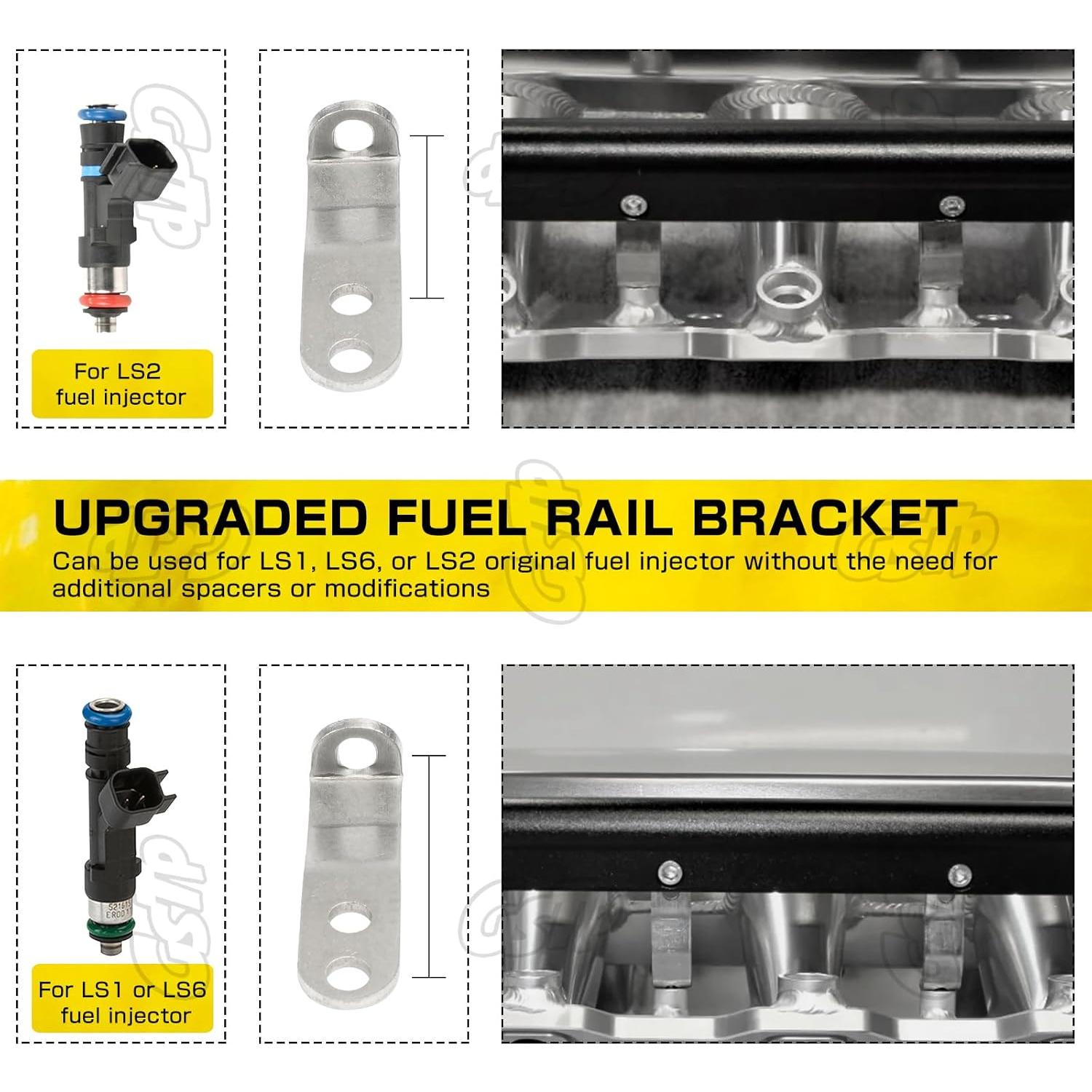 Colector de Admisión GSTP 92mm Negro para Chevy LS1 LS2 LS6