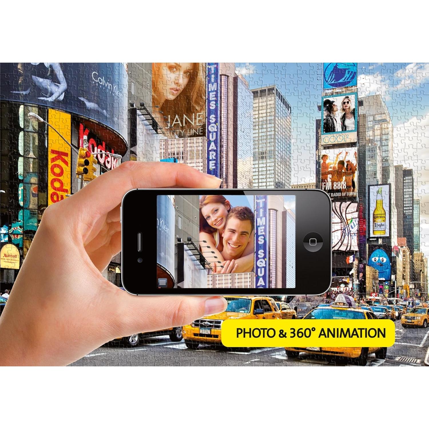 Rompecabezas Ravensburger 1000 Piezas AR Times Square