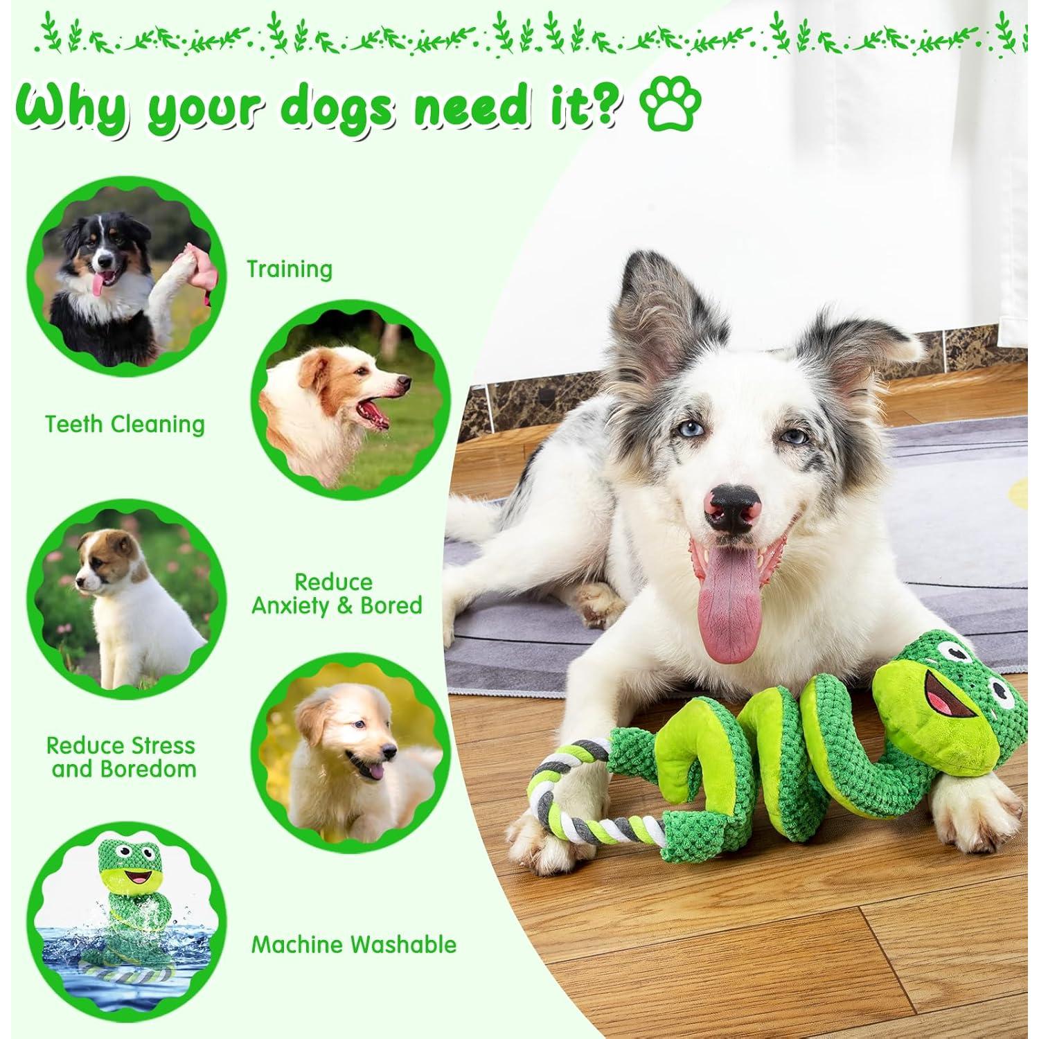 Juguete de Peluche Interactivo VIWIK para Perros - 38 a 58 cm